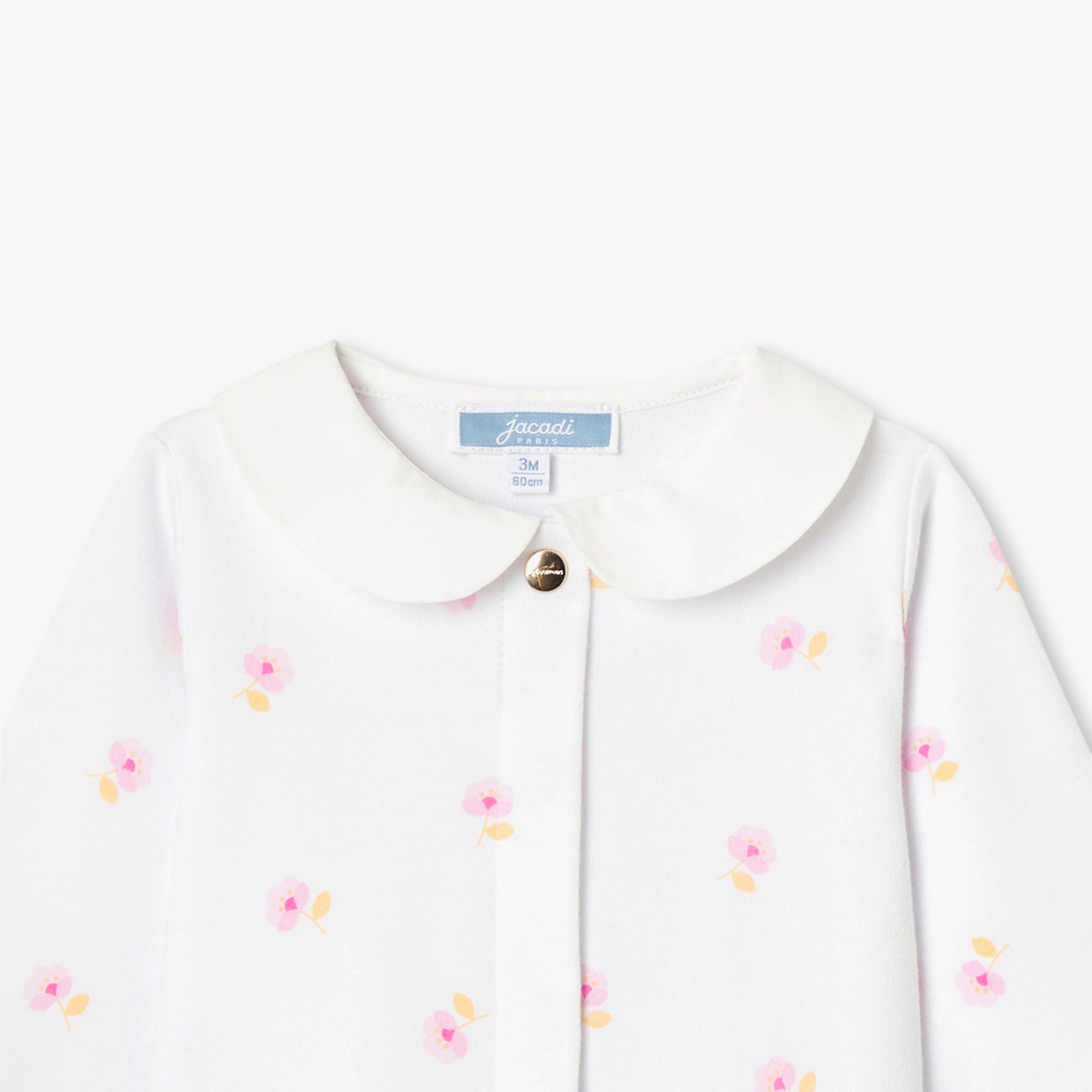 Baby girl pyjamas in cotton interlock - Leopoldine - Image 3