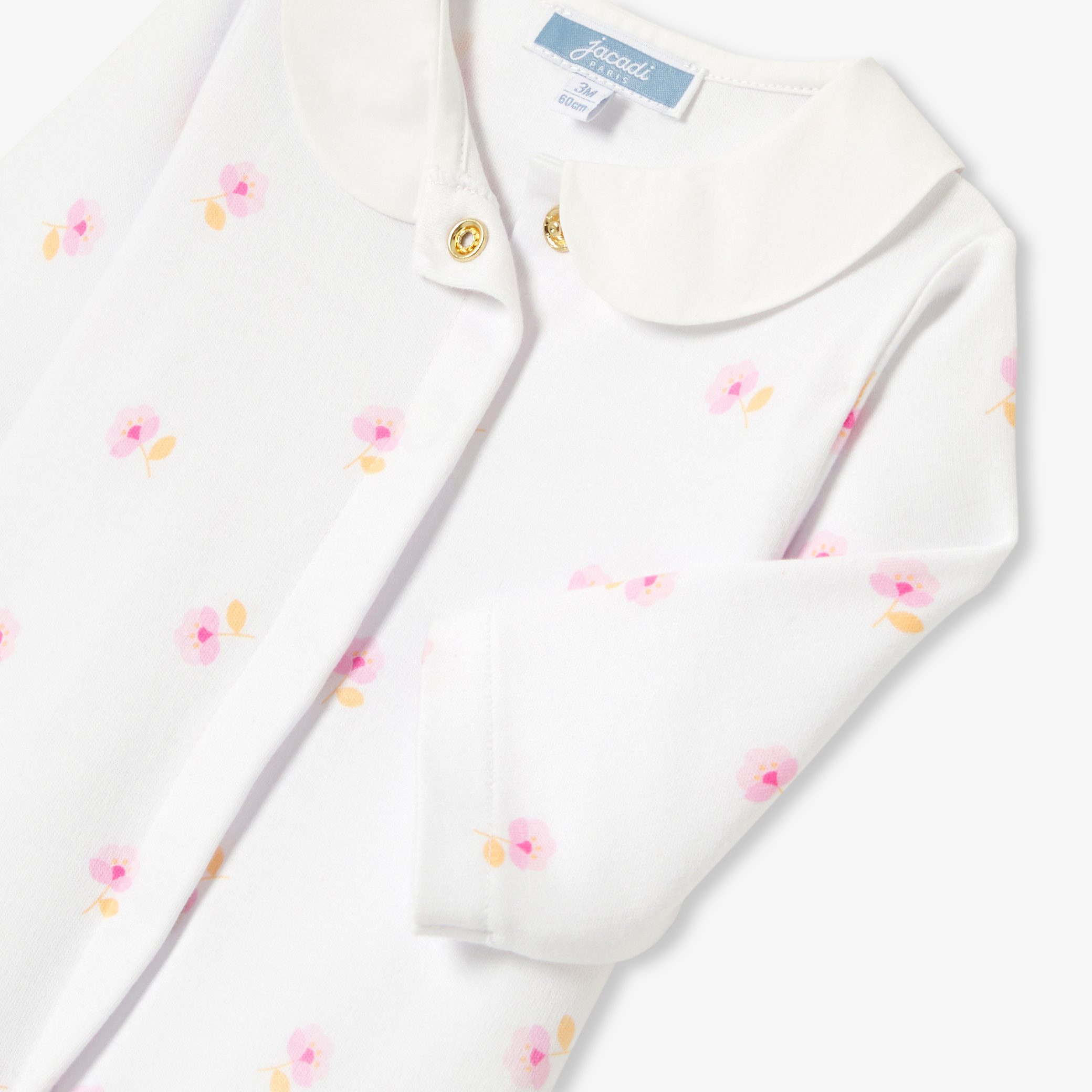 Baby girl pyjamas in cotton interlock - Leopoldine - Image 4