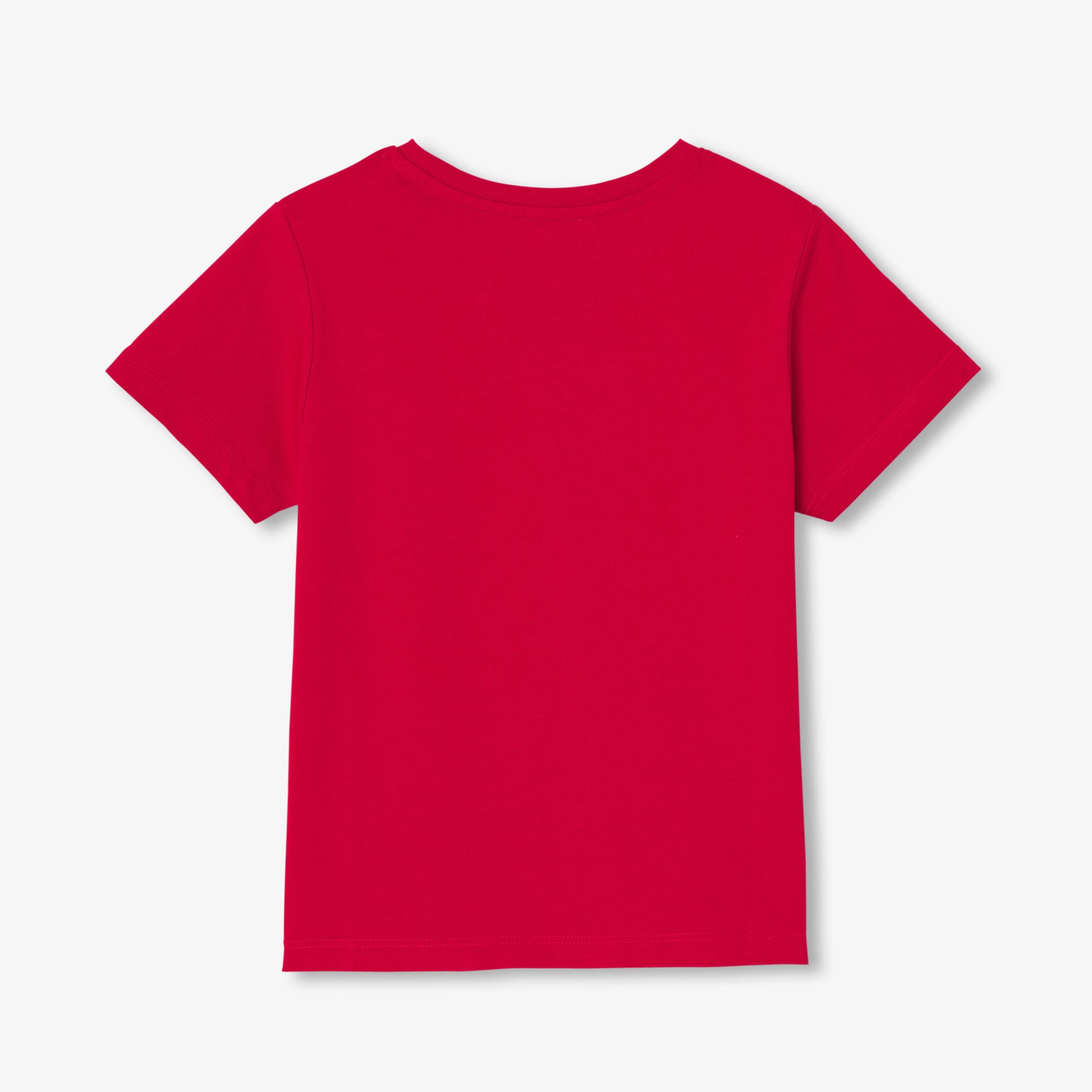 Girl cotton T-shirt - Prince Red - Image 2