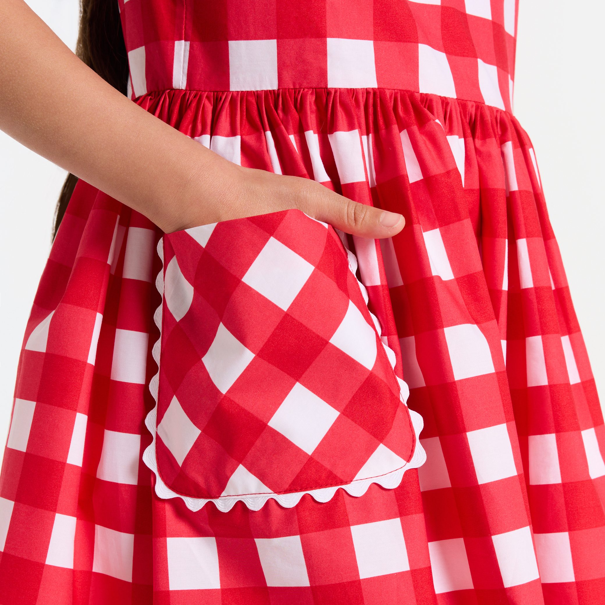 Girl gingham dress - Poupee - Image 2