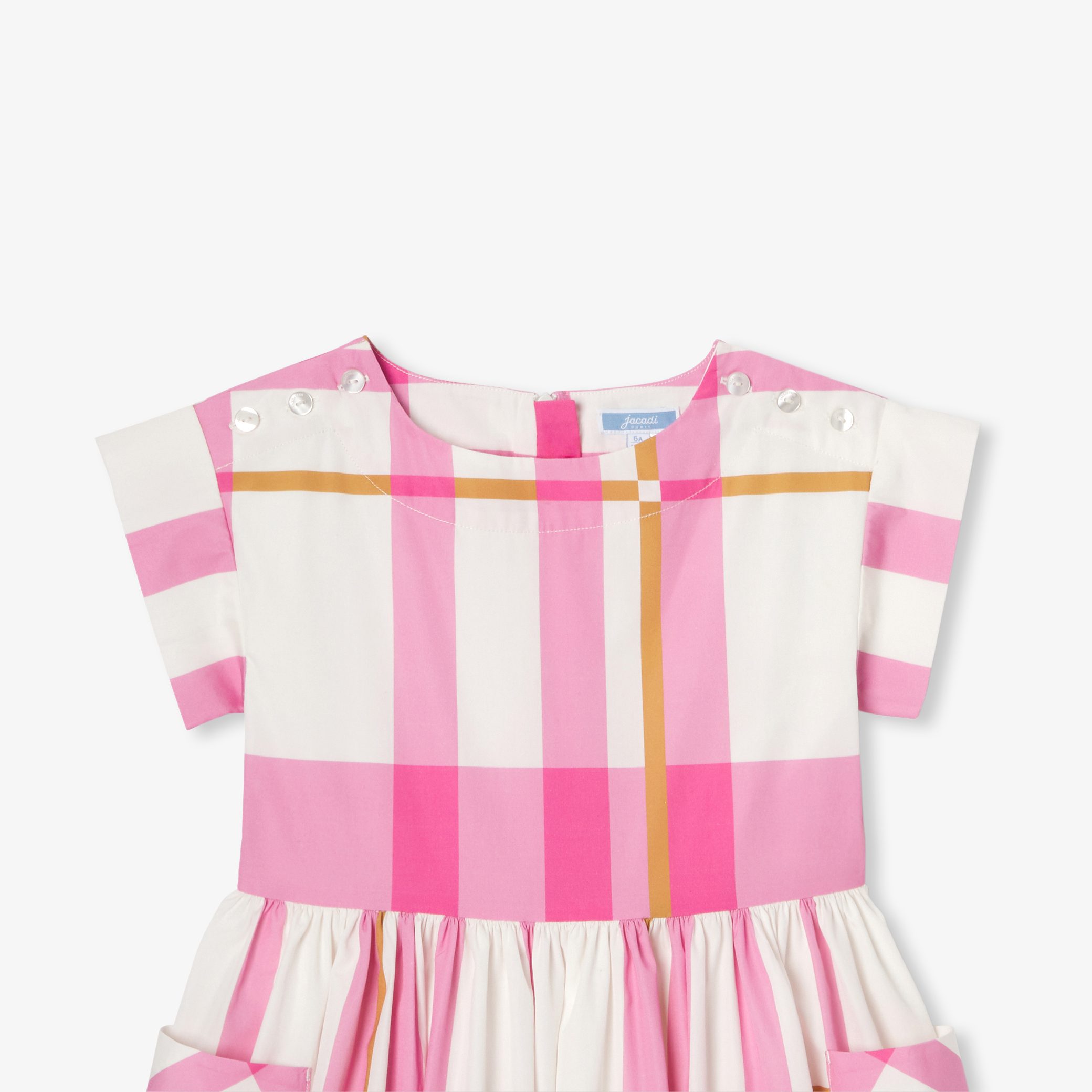 Girl plaid dress - Marguerite - Image 6