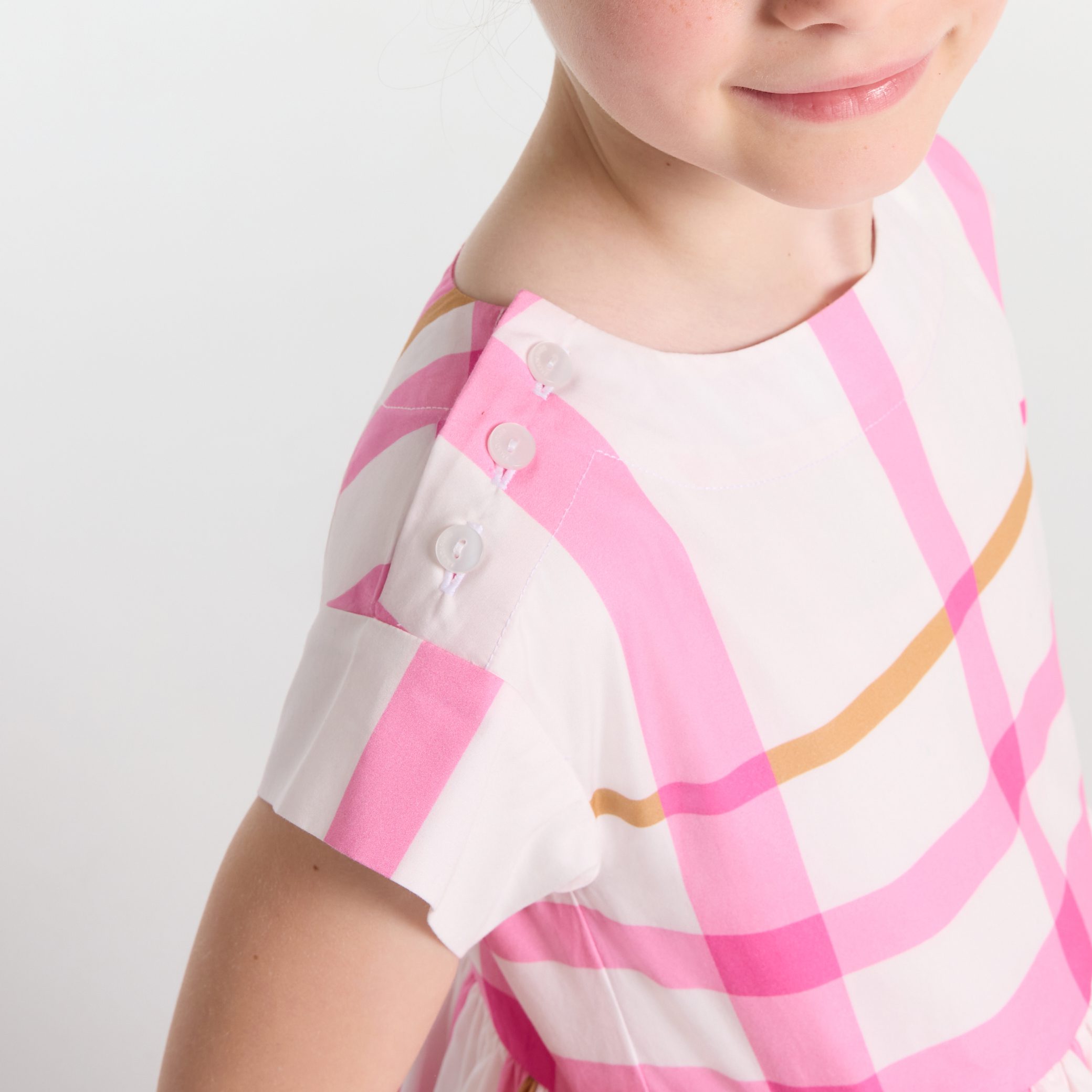 Girl plaid dress - Marguerite - Image 3