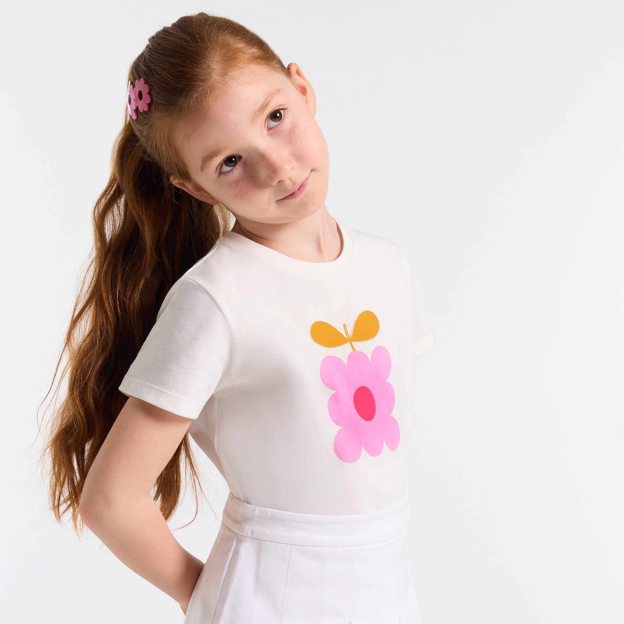 Girl jersey T-shirt - Marin