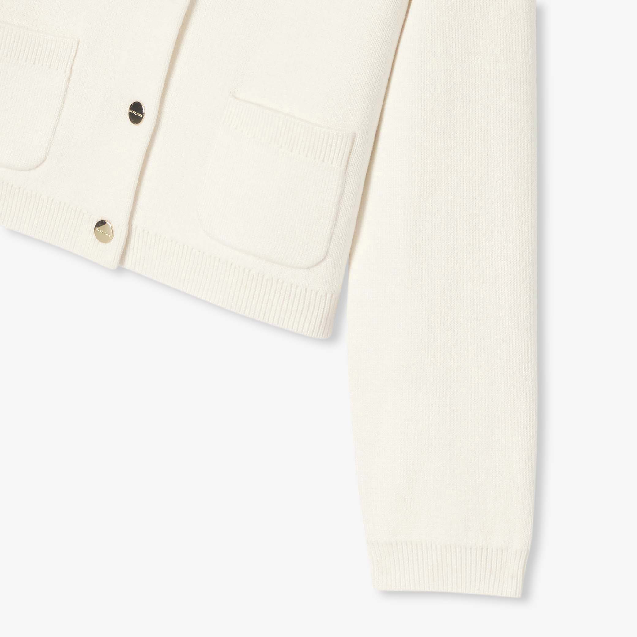 Girl knit cardigan - Millefeuille - Image 4