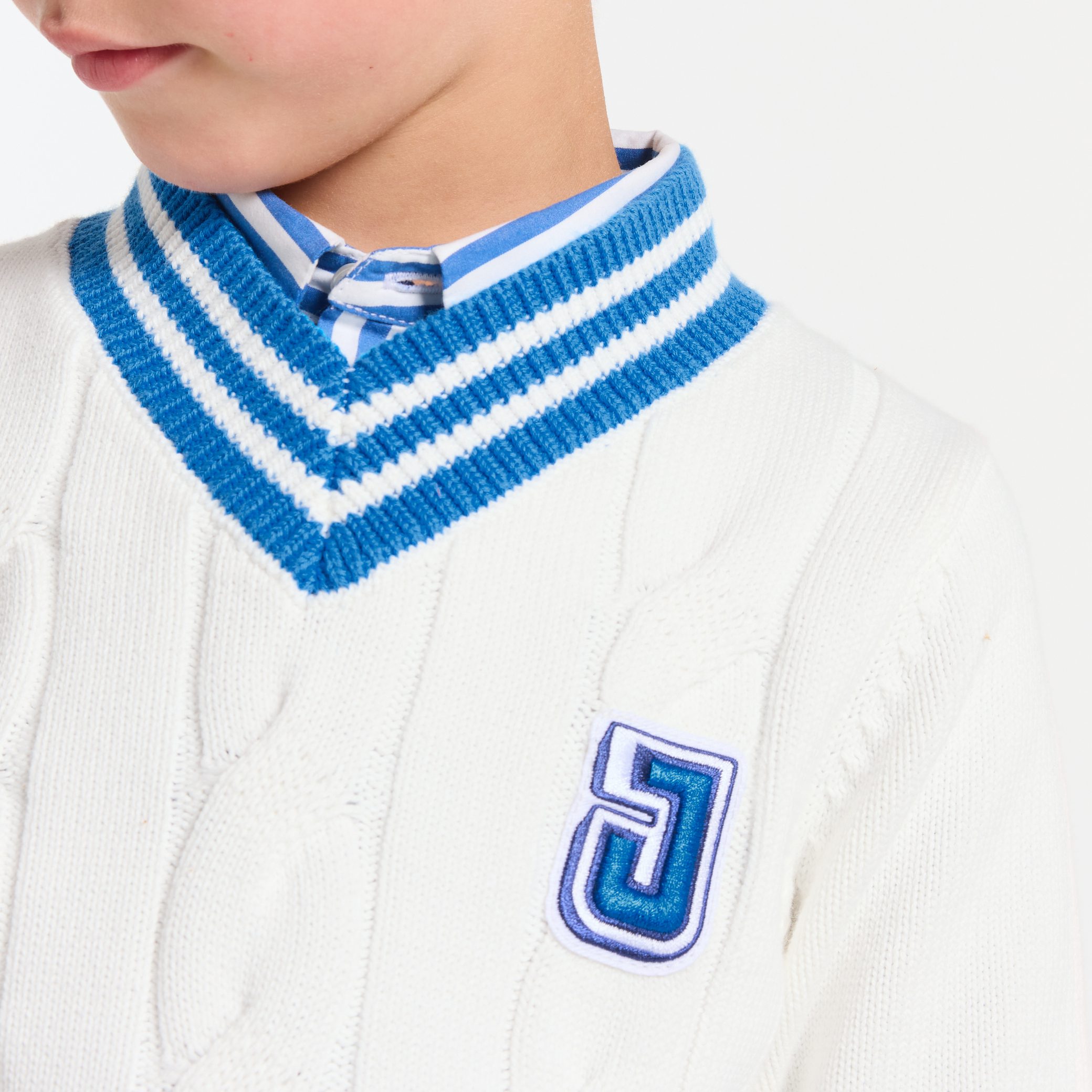 Children cotton cricket sweater - Image 2