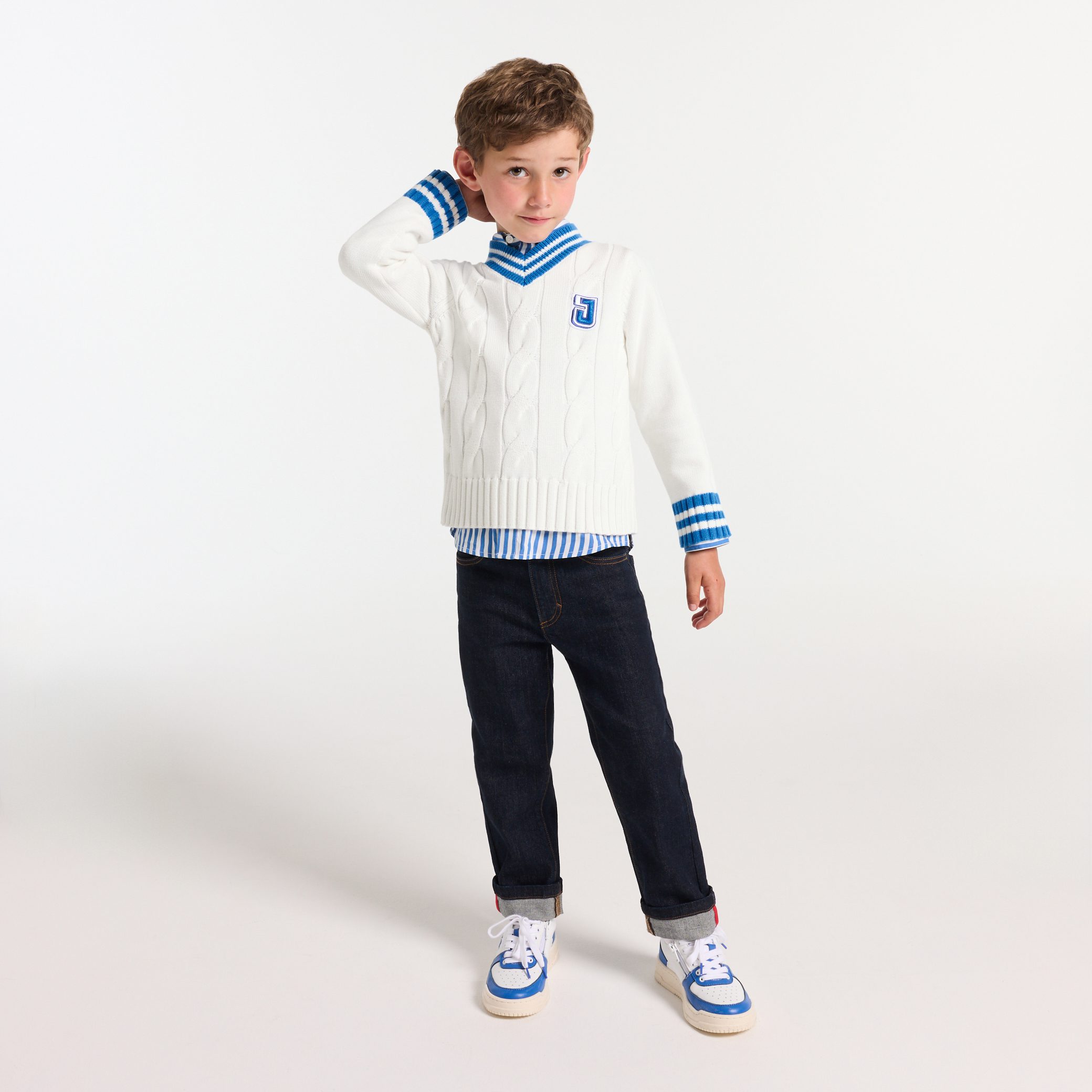 Children cotton cricket sweater - Image 3