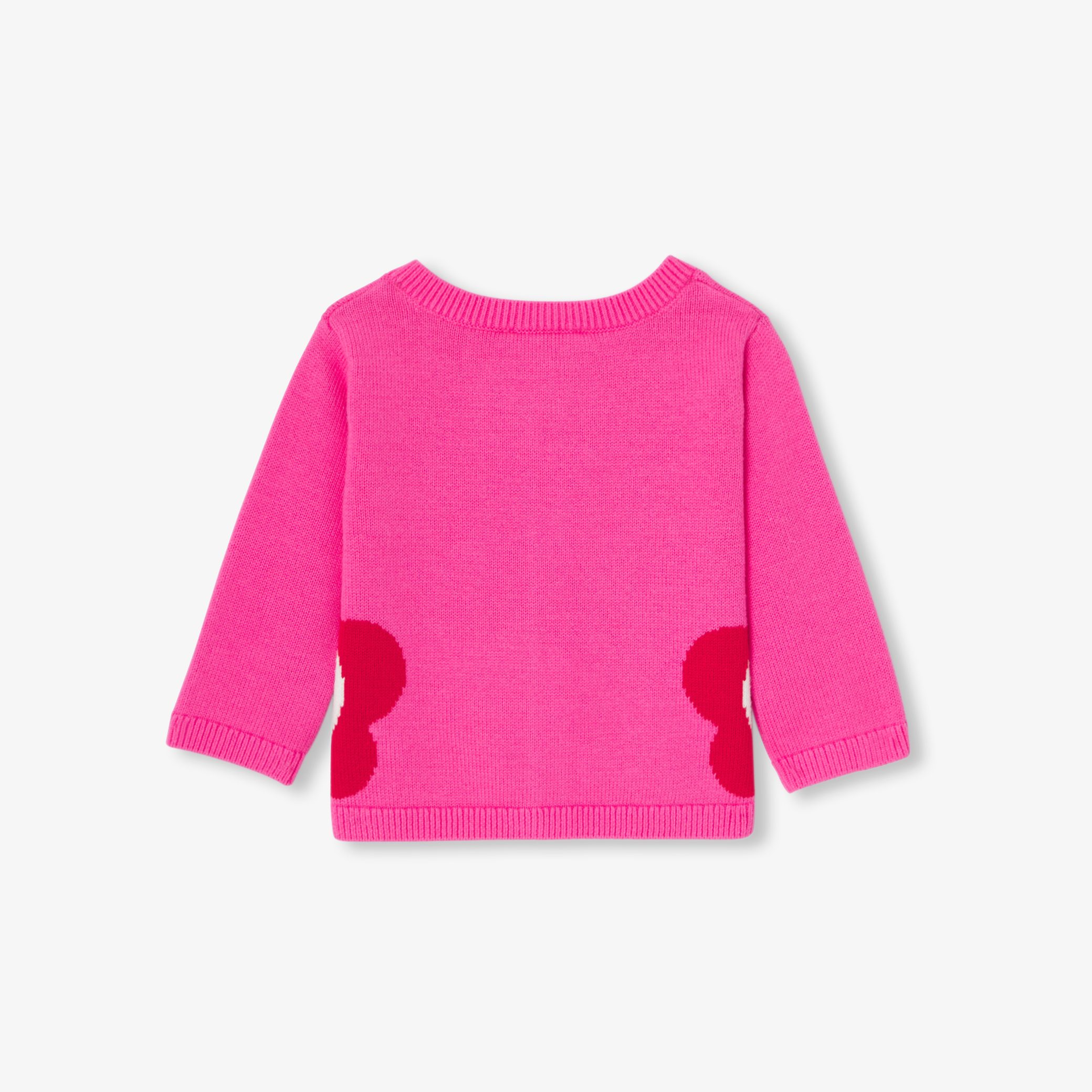 Baby girl cotton cardigan - Mesange - Image 2