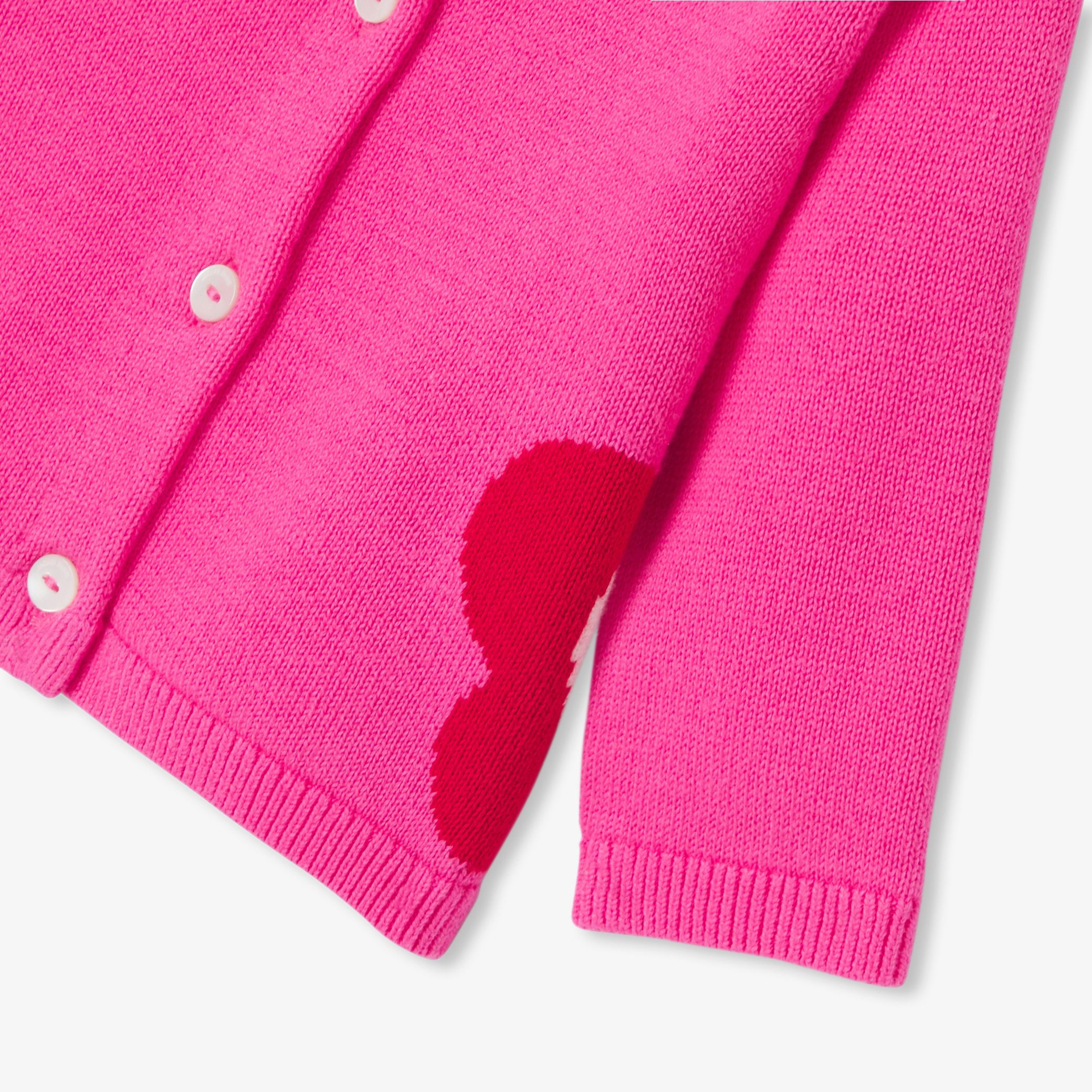 Baby girl cotton cardigan - Mesange - Image 4