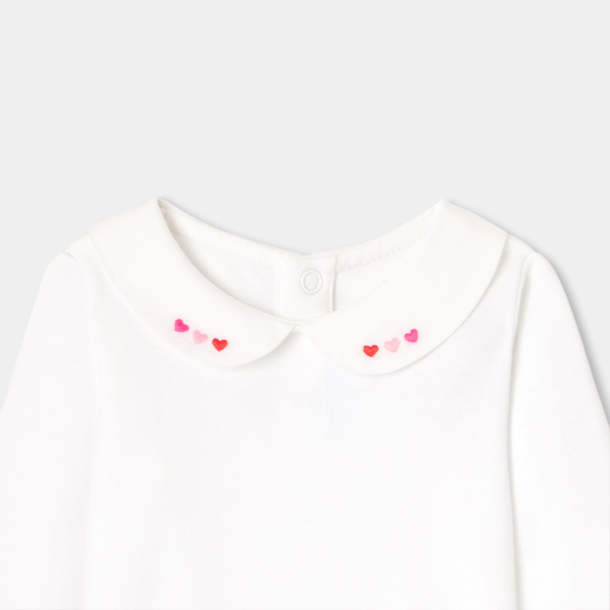 Baby girl cotton bodysuit - Monamour - Image 3