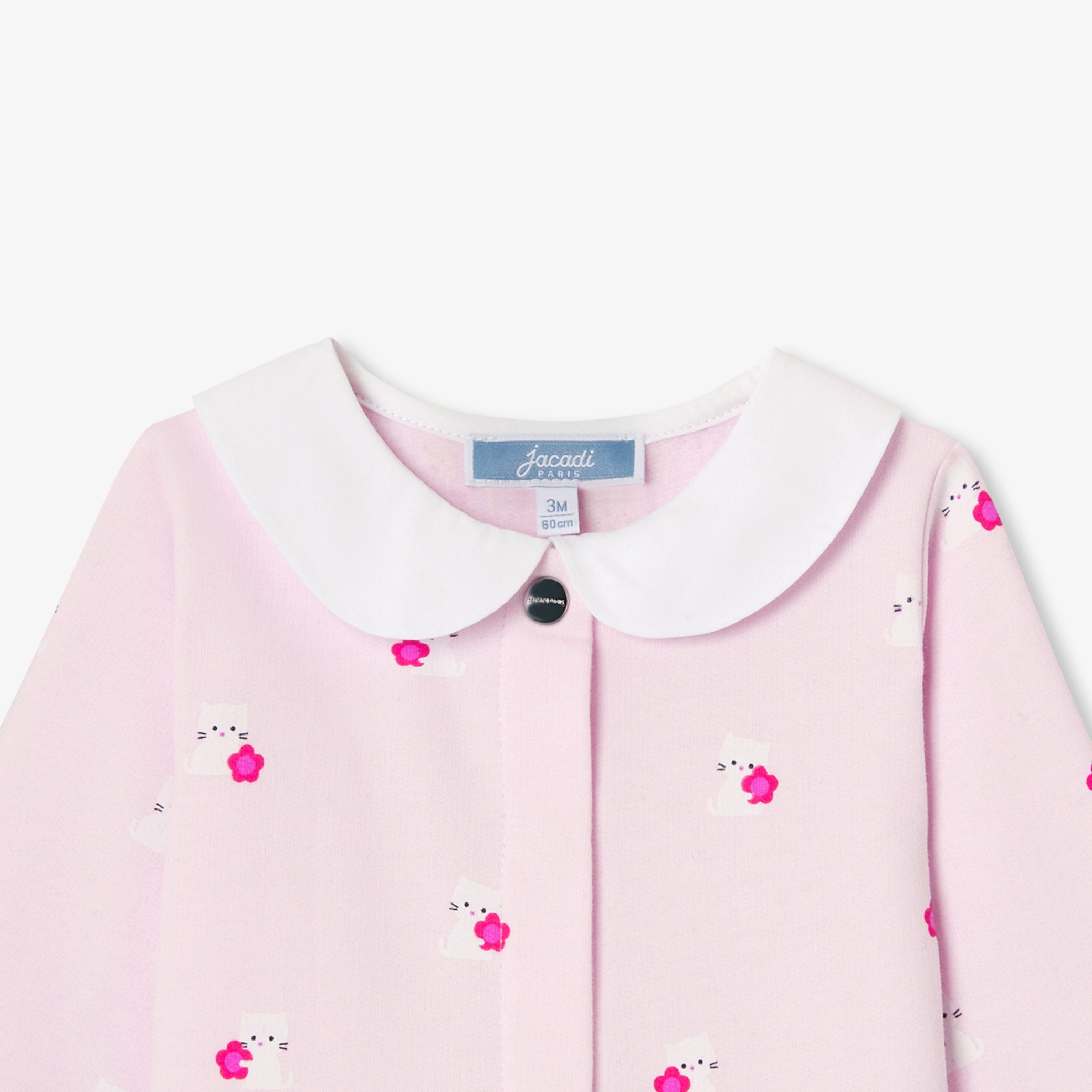 Baby girl fleece pyjamas - Mirabelle - Image 3