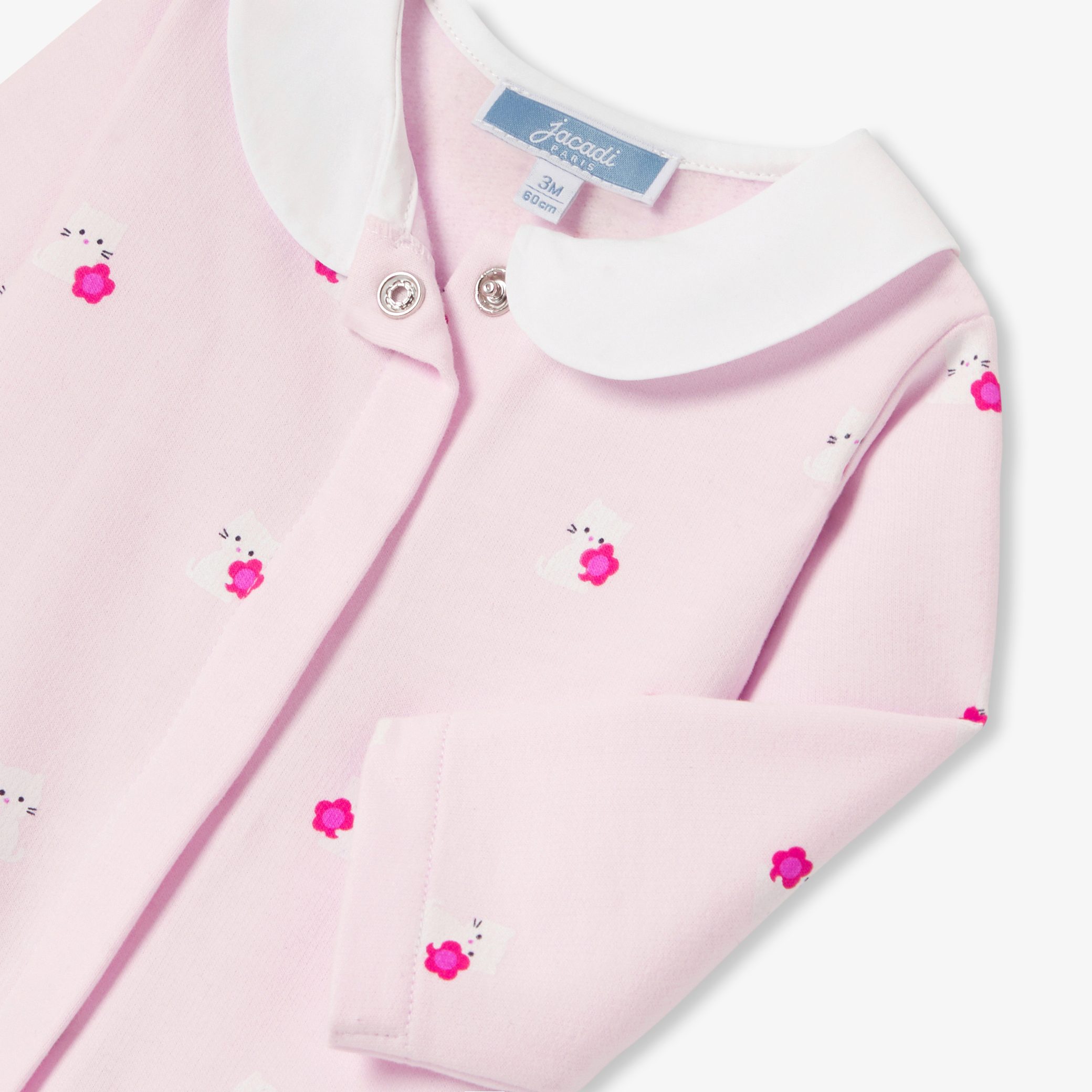 Baby girl fleece pyjamas - Mirabelle - Image 4