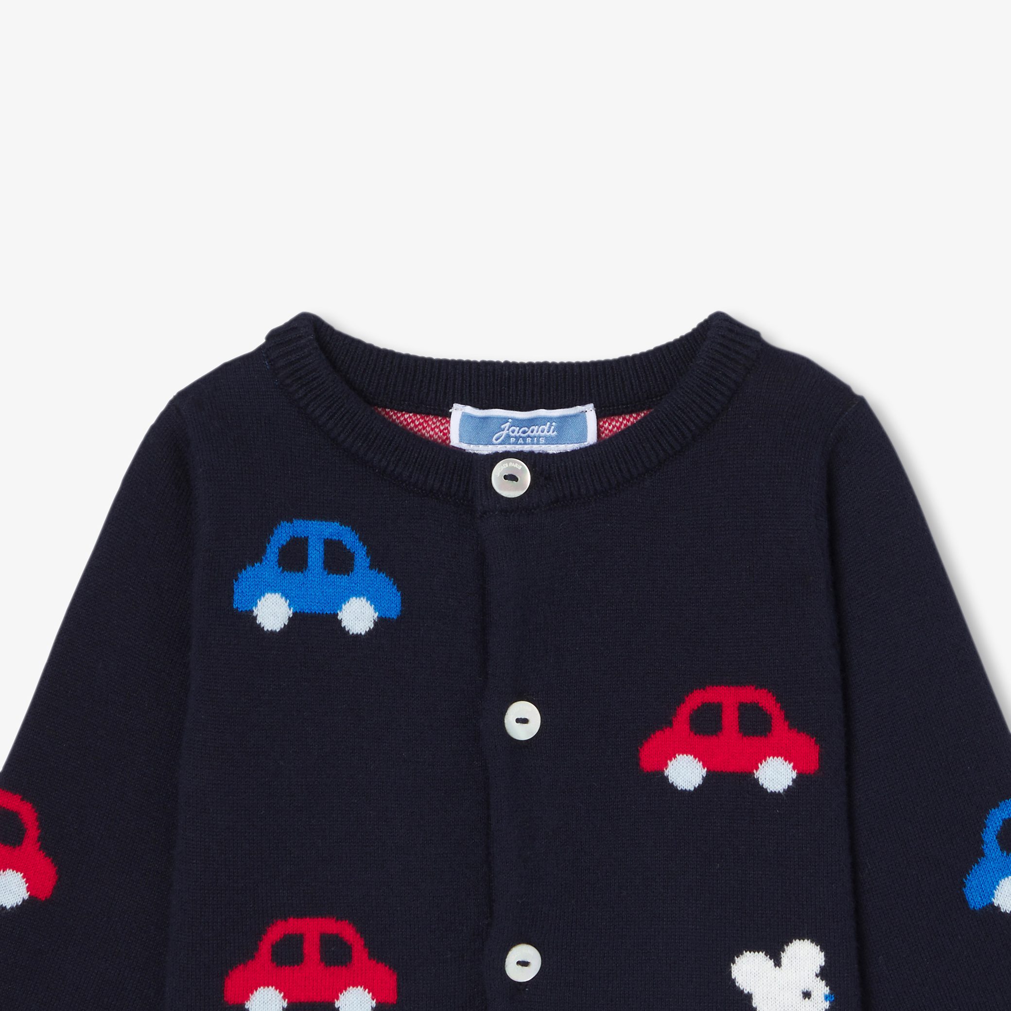 Baby boy knitted cardigan - Merlin - Image 3