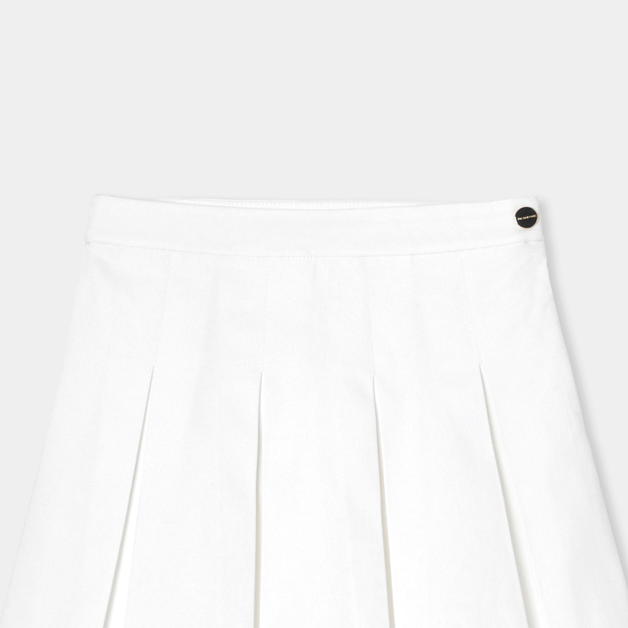 Girl pleated skirt in gabardine - Marion - Image 6