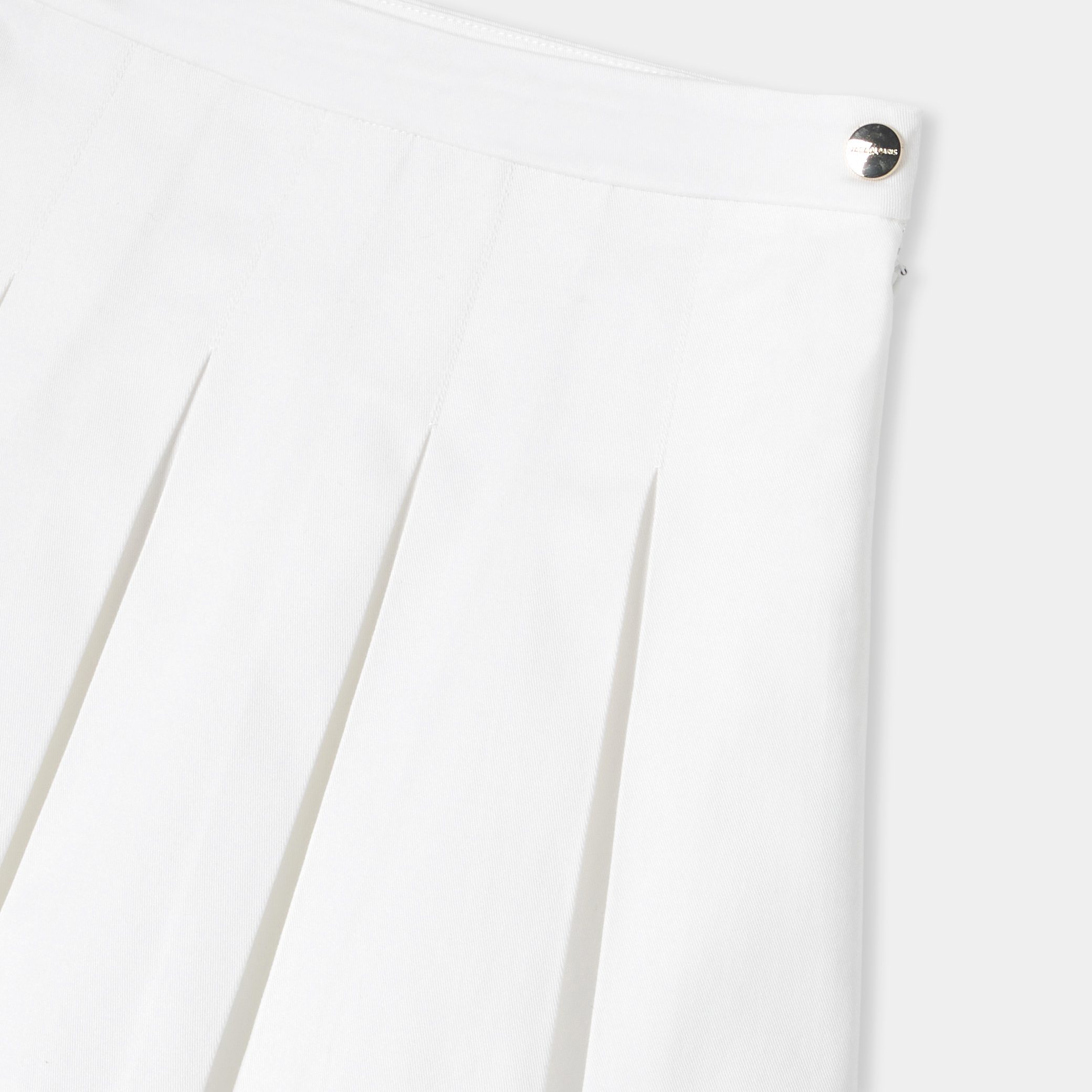 Girl pleated skirt in gabardine - Marion - Image 7