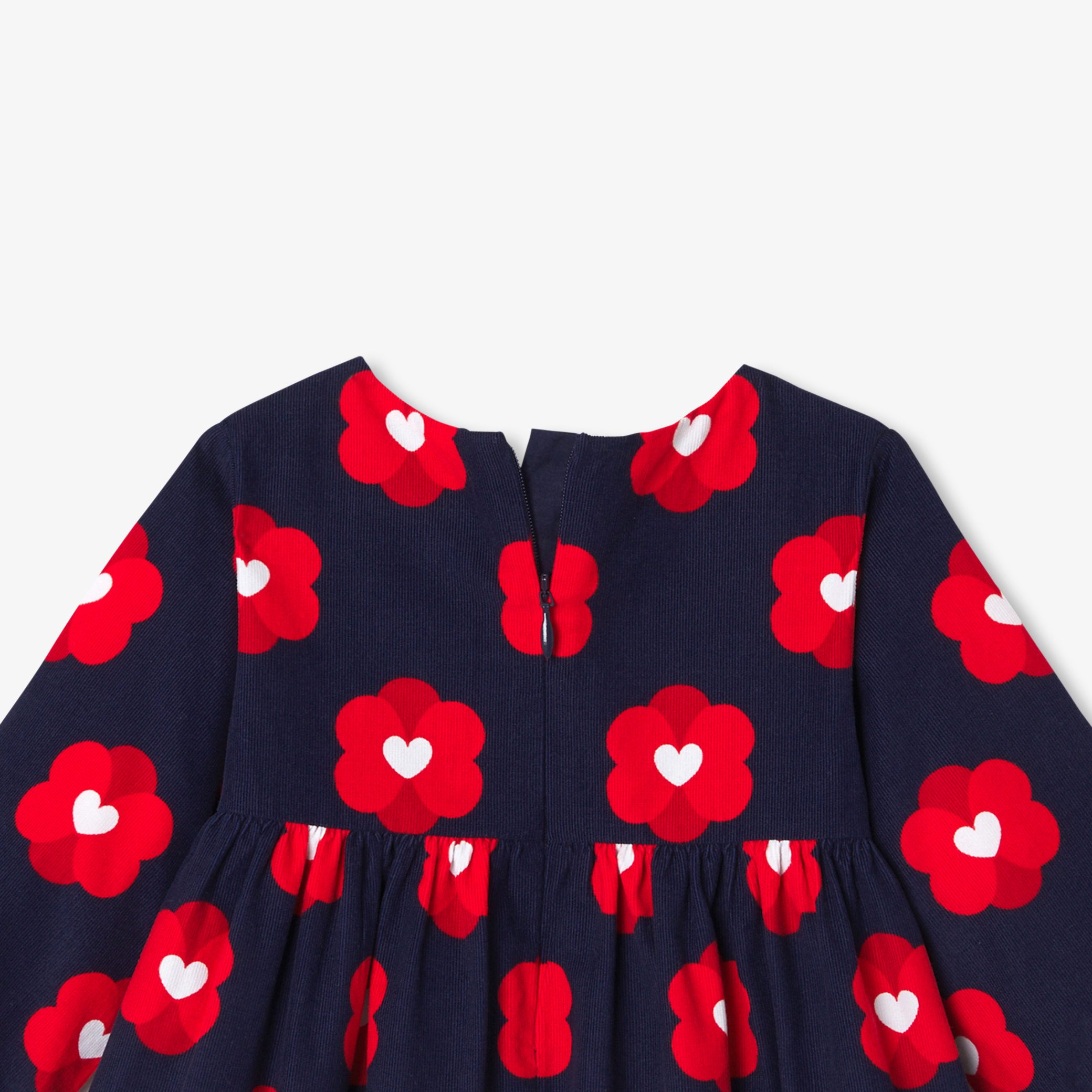 Baby girl dress in velvet milleraies - Romance - Image 4