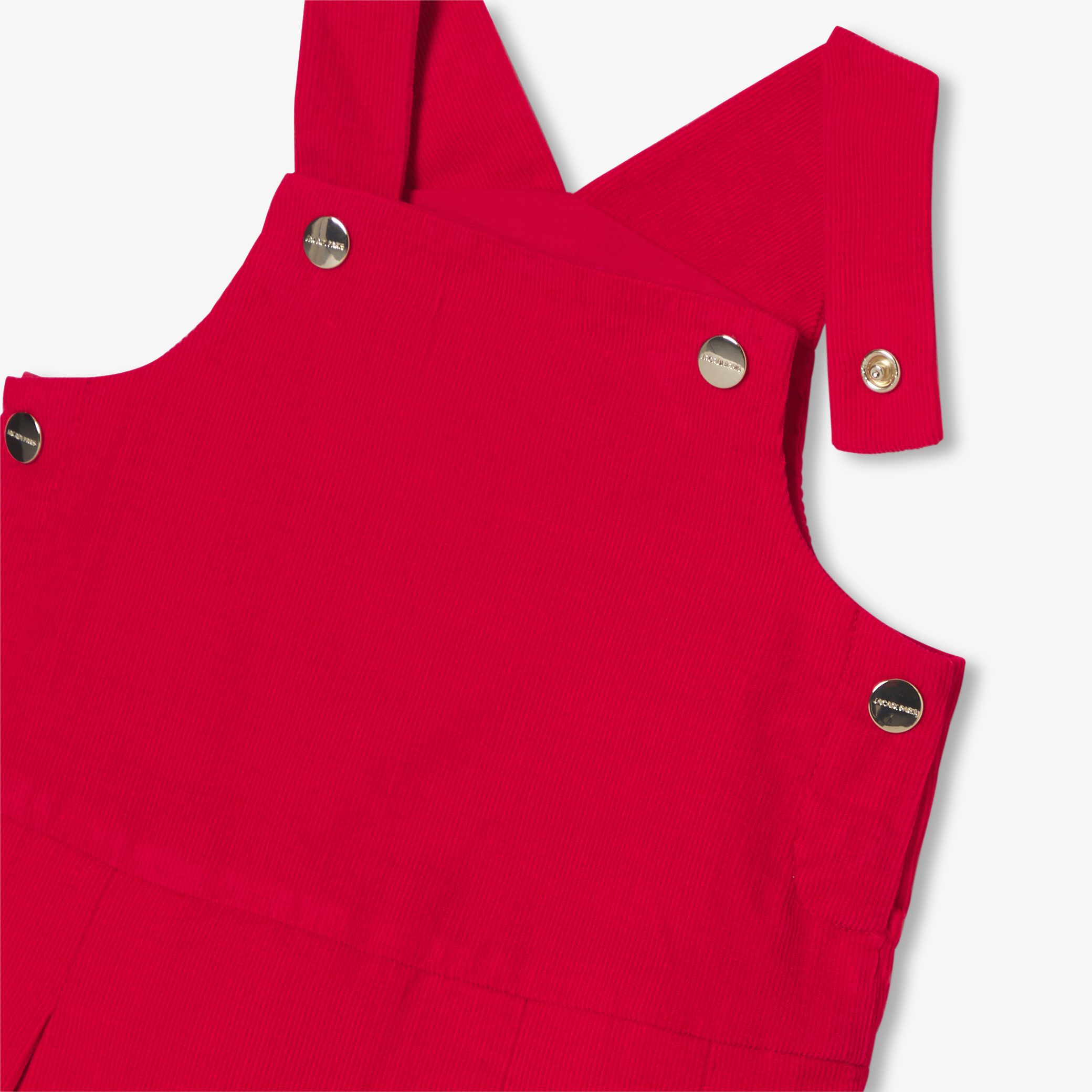 Baby girl velvet pinafore dress - Image 4