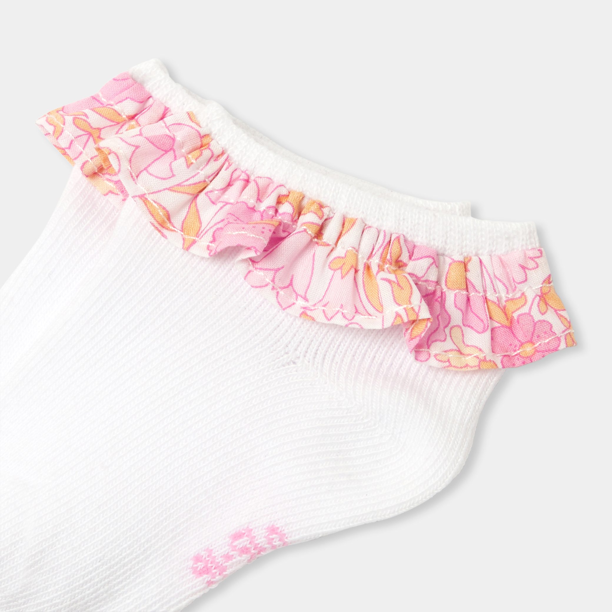 Baby girl socks with ruffles - Agathe - Image 2