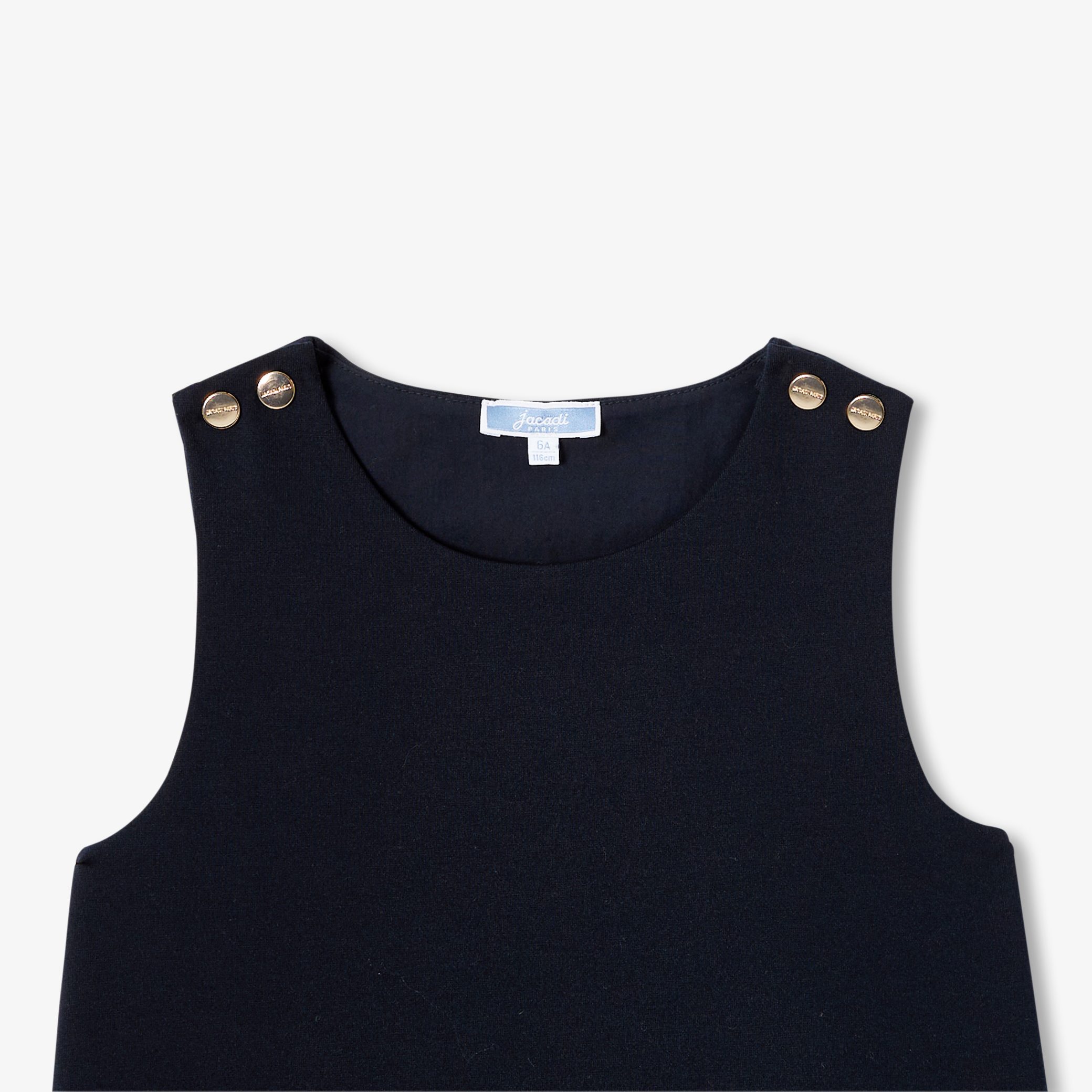 Girl pinafore dress - Praline - Image 3