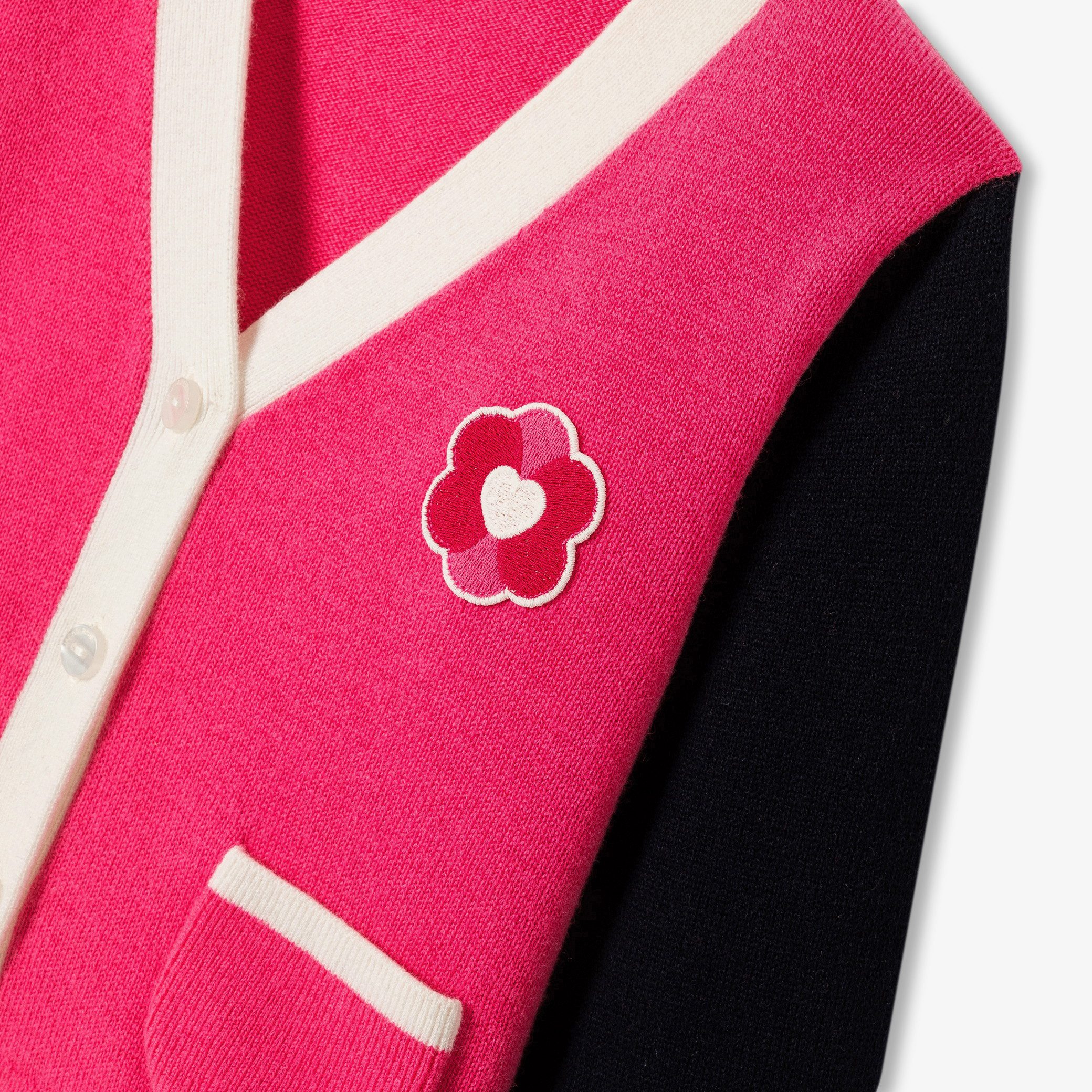 Girl colour block cardigan - Philosophe - Image 4