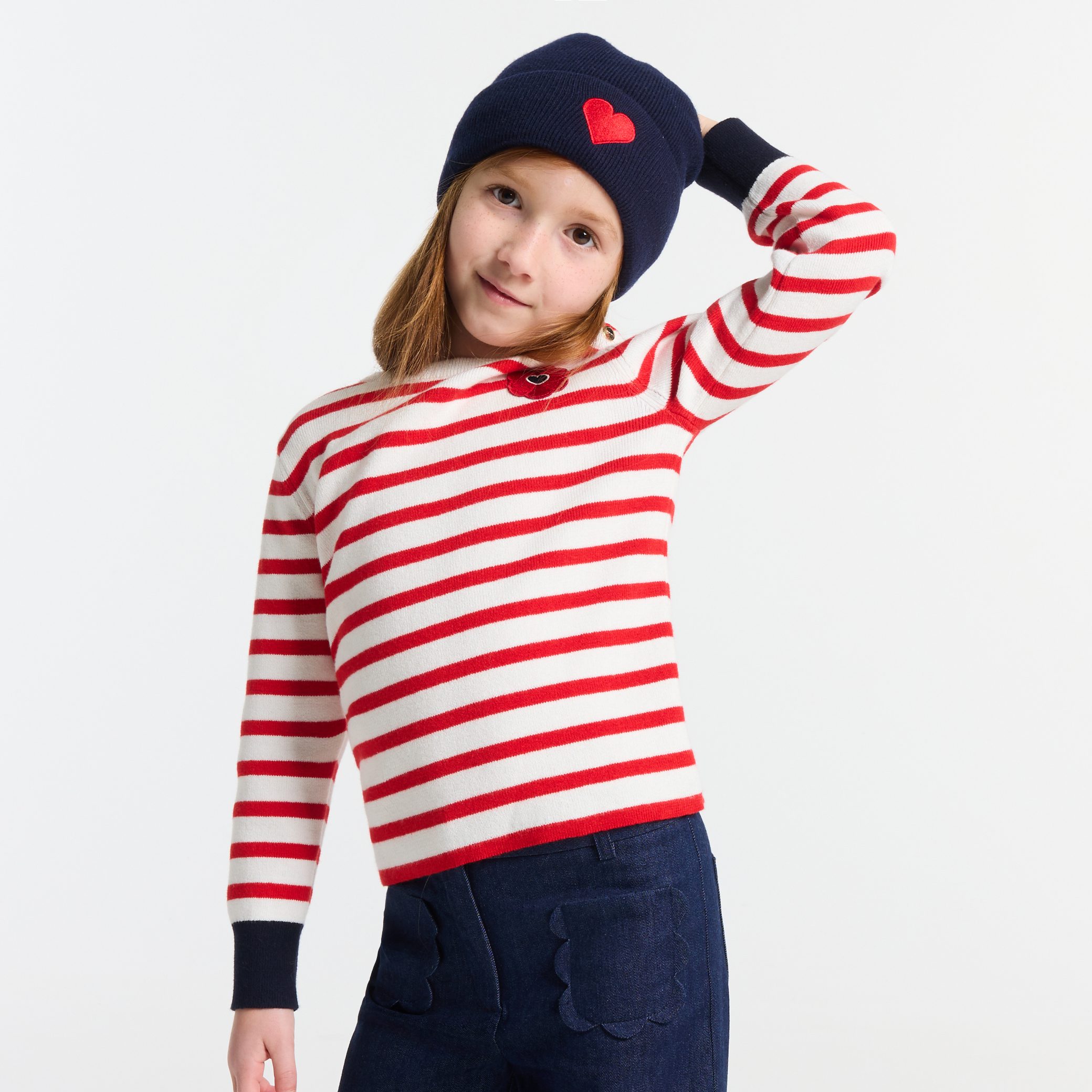 Girl striped sweater - Pierric