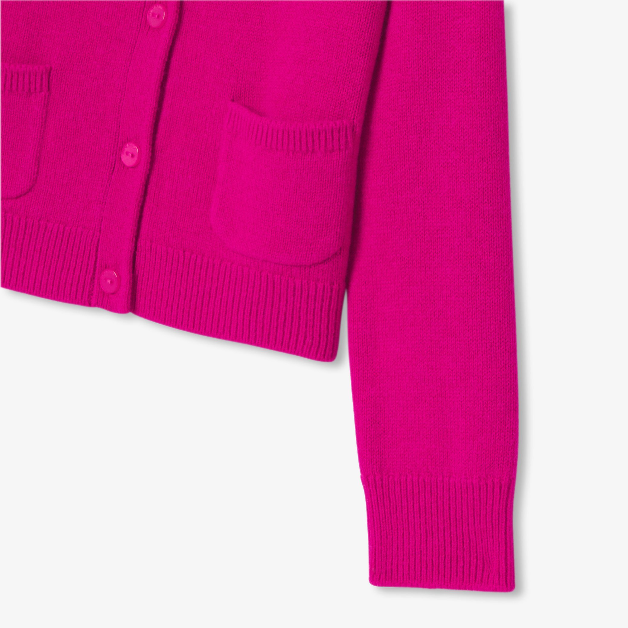 Girl wool and cashmere cardigan - Paul - Image 4