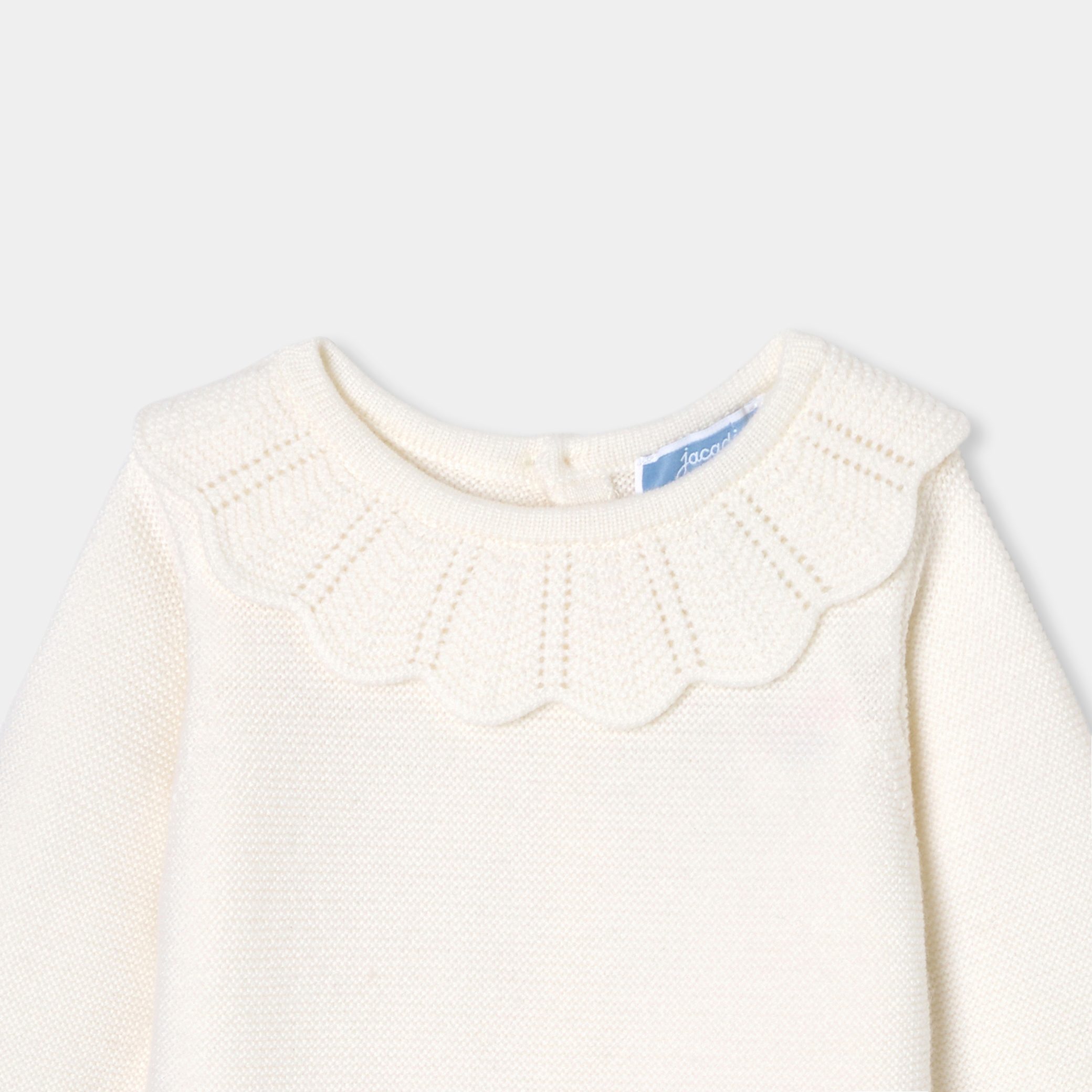 Baby girl wool set - Opaline - Image 3