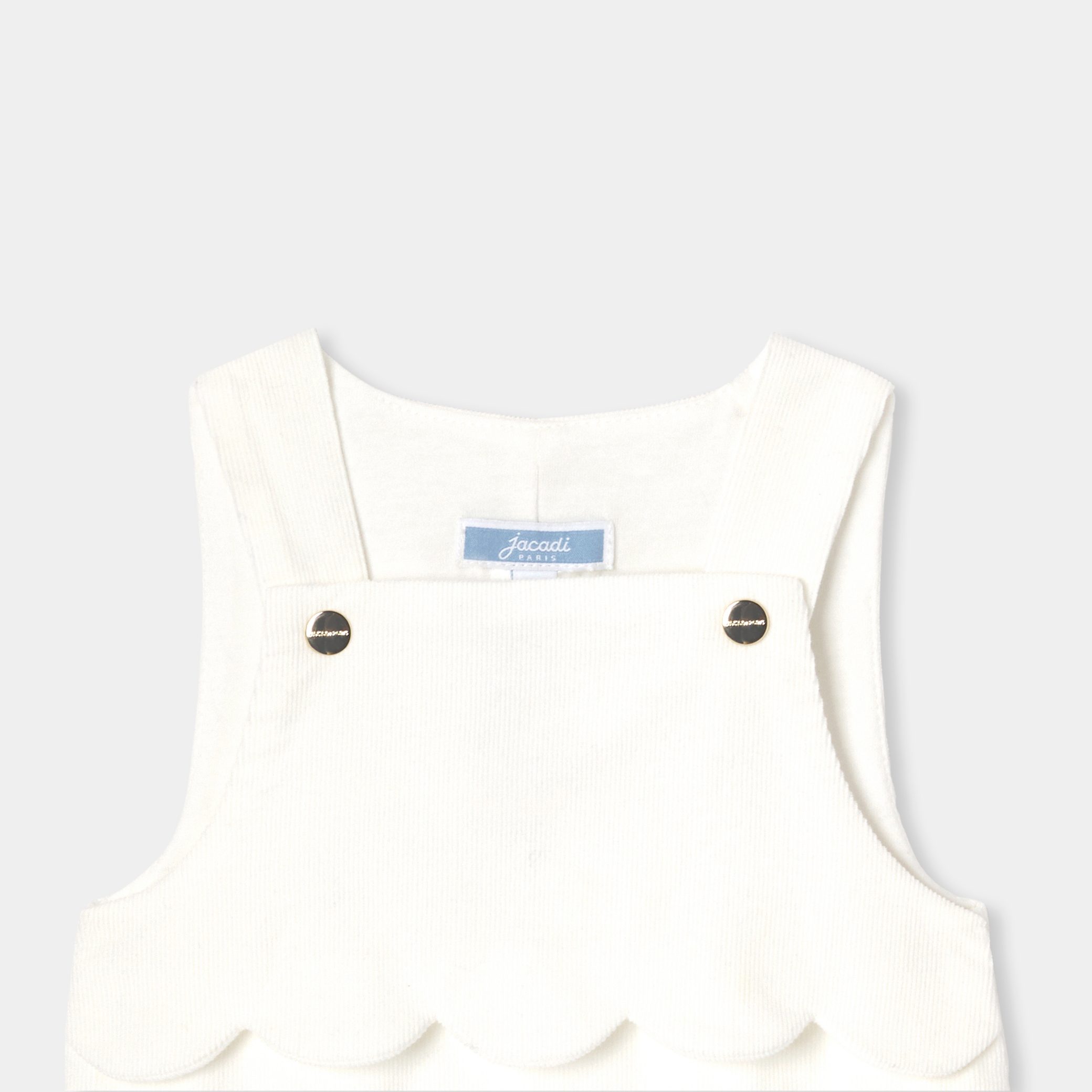 Baby girl velvet overalls - Odessa - Image 3