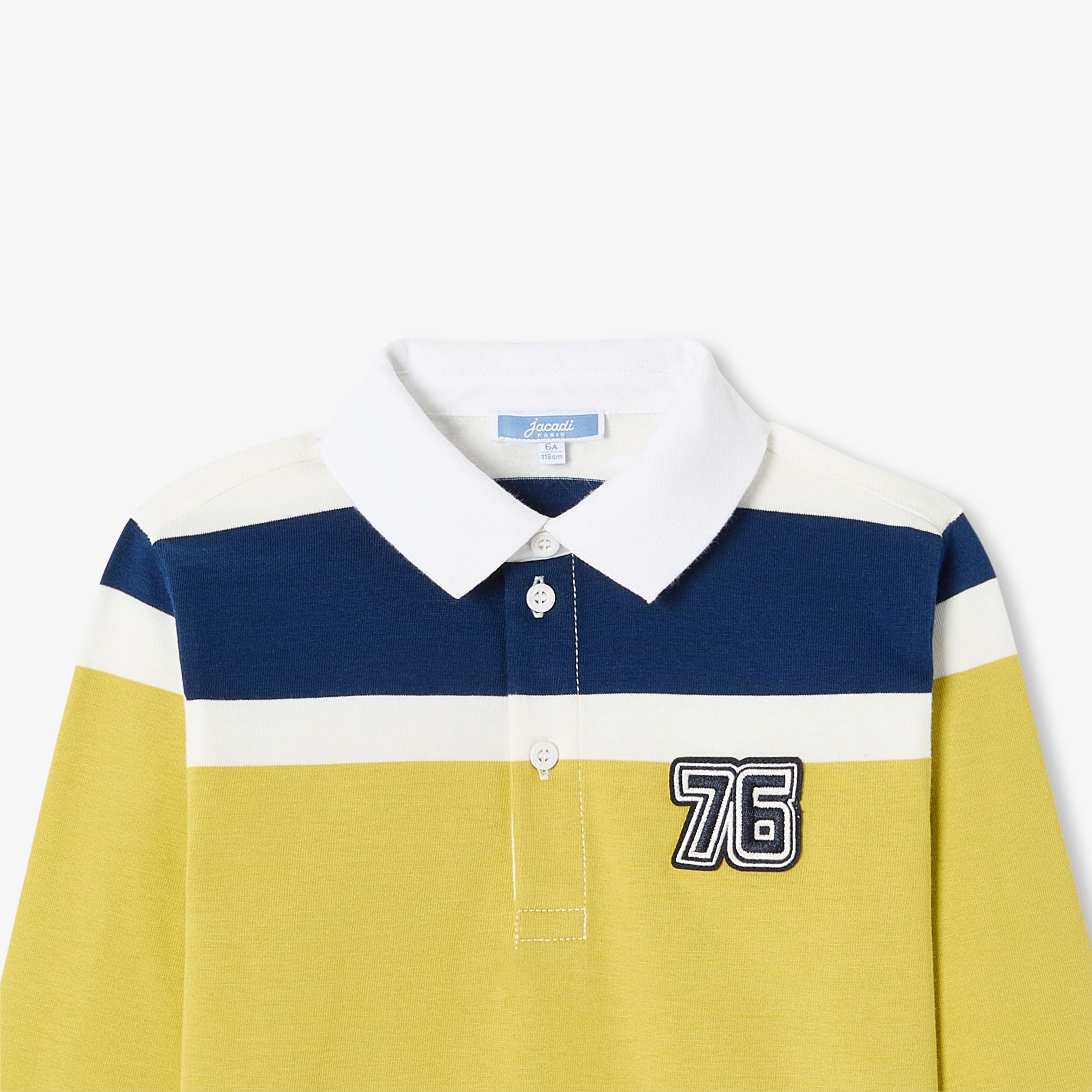 Boy polo shirt - Lac Yellow - Image 5