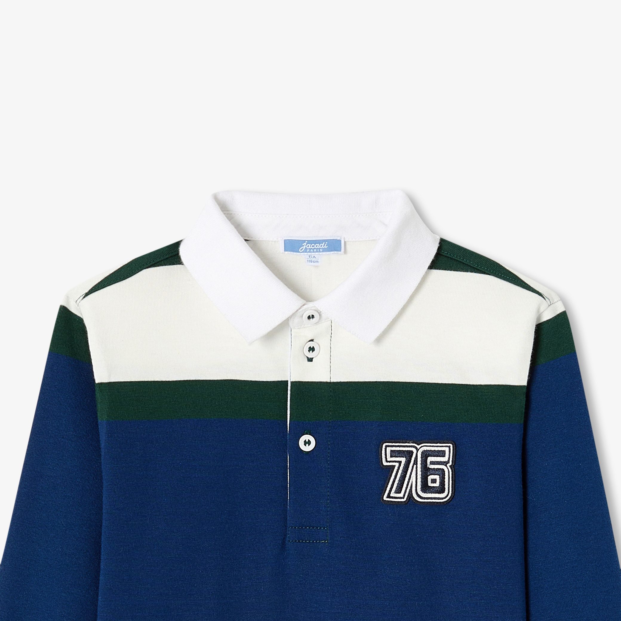 Boy polo shirt - Lac Green - Image 3