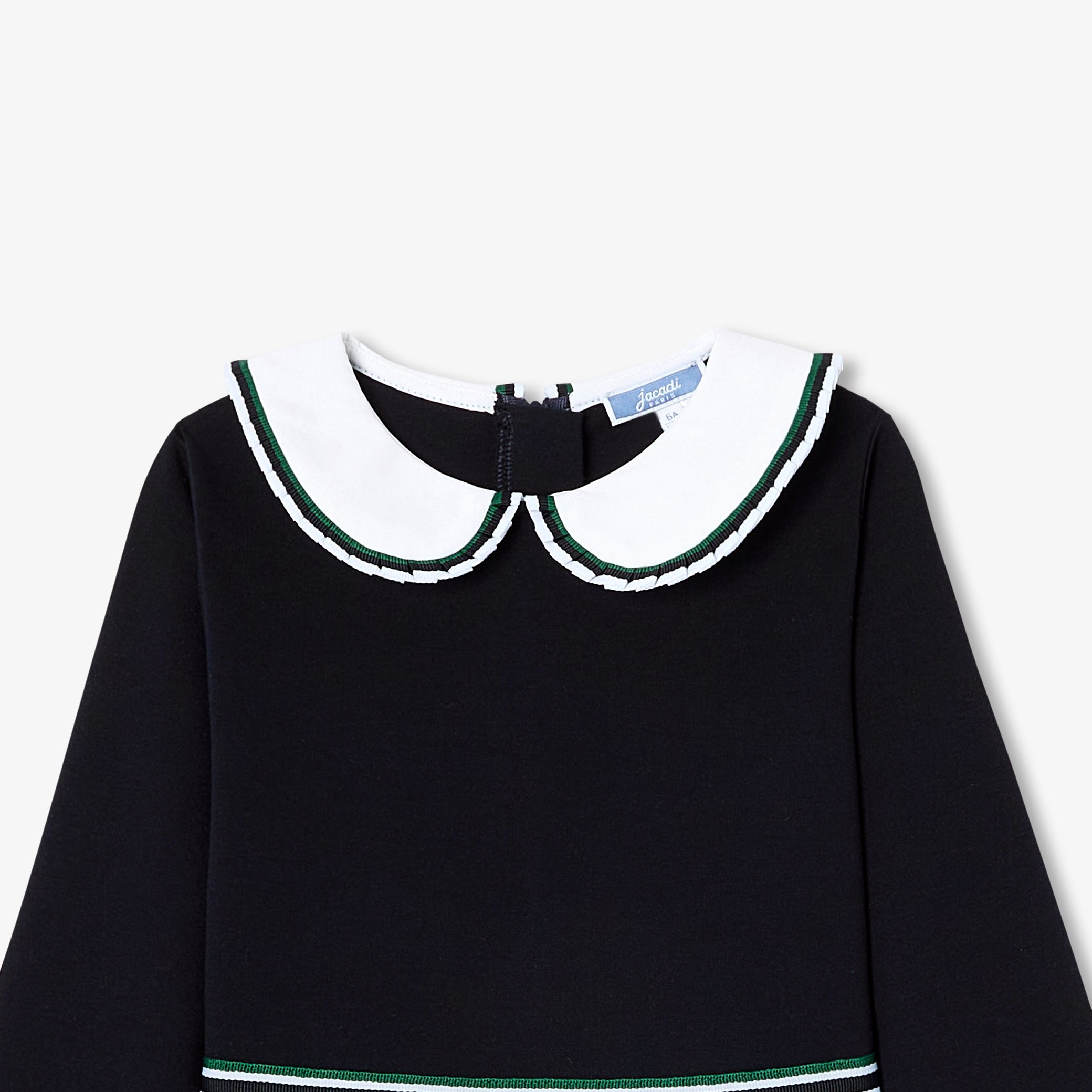 Girl dress in milano knit - Siloe - Image 3