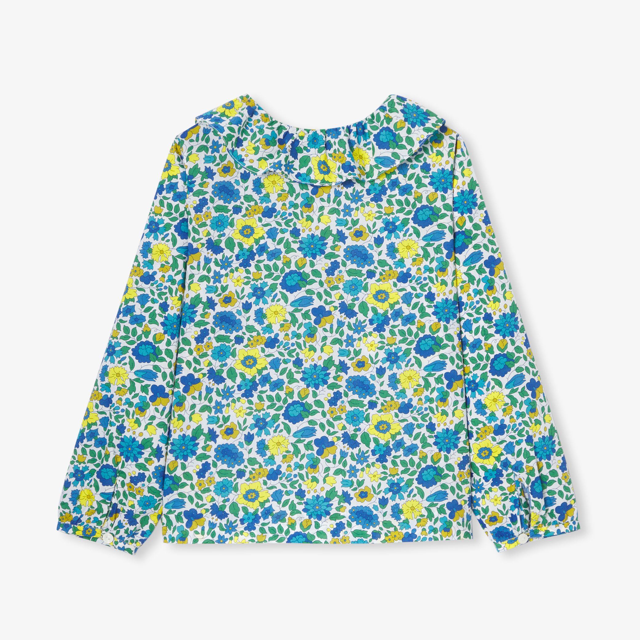 Girl blouse in Liberty fabric - Sylvestre - Image 2
