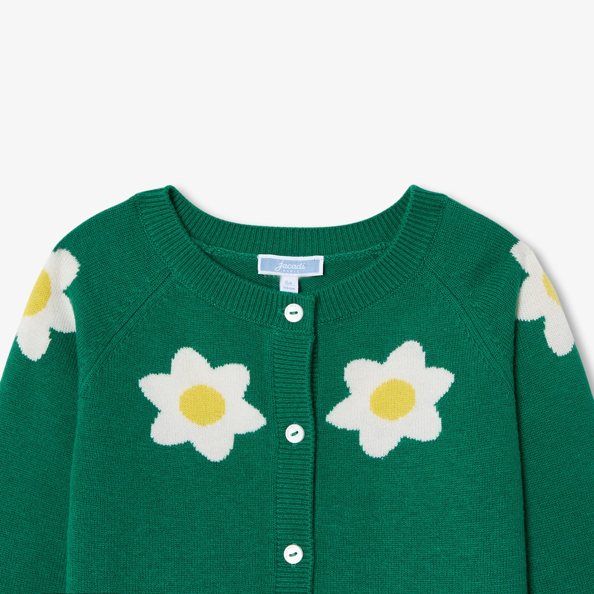 Girl wool cardigan - Sacha - Image 5