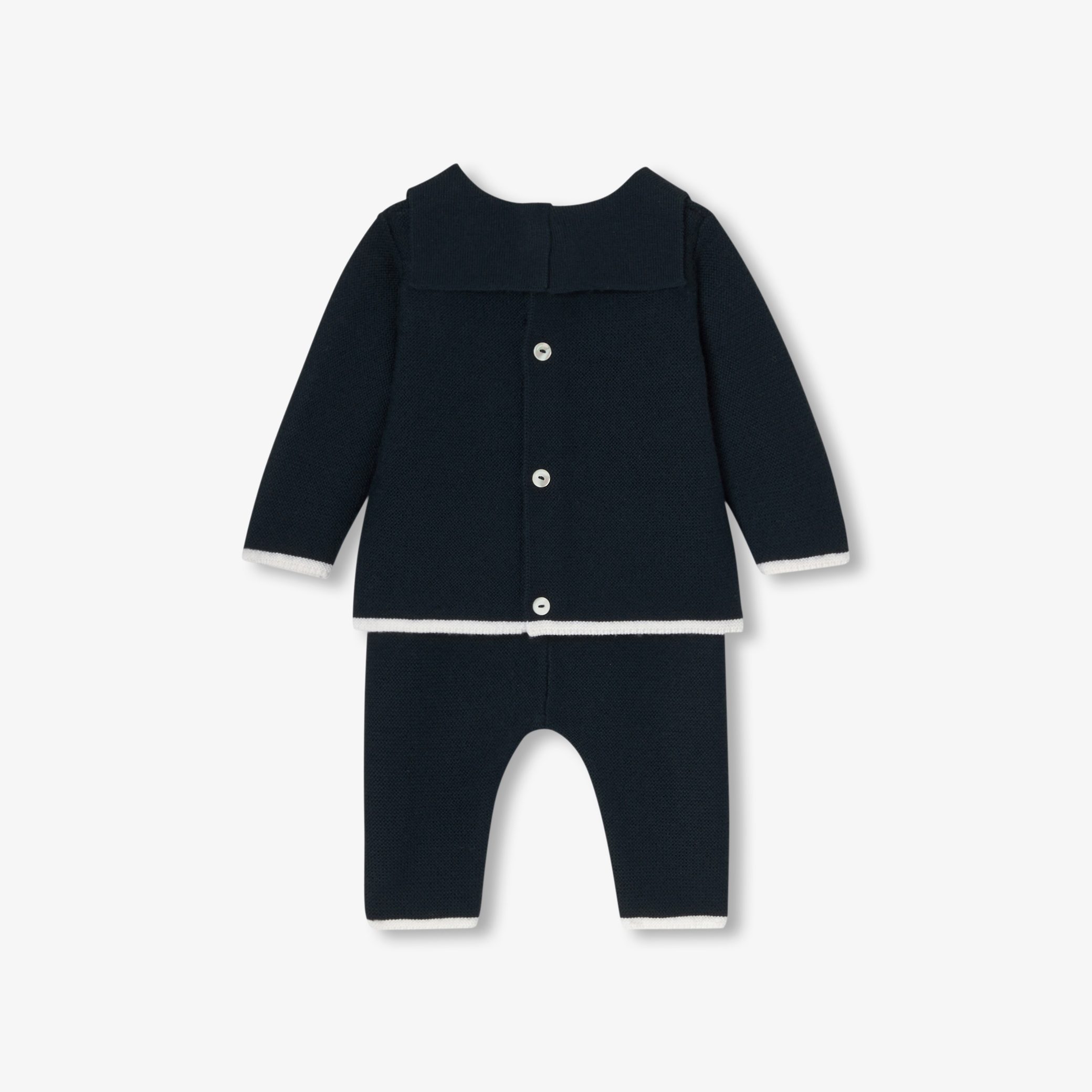 Baby boy wool comfort set - Othello Navy - Image 2