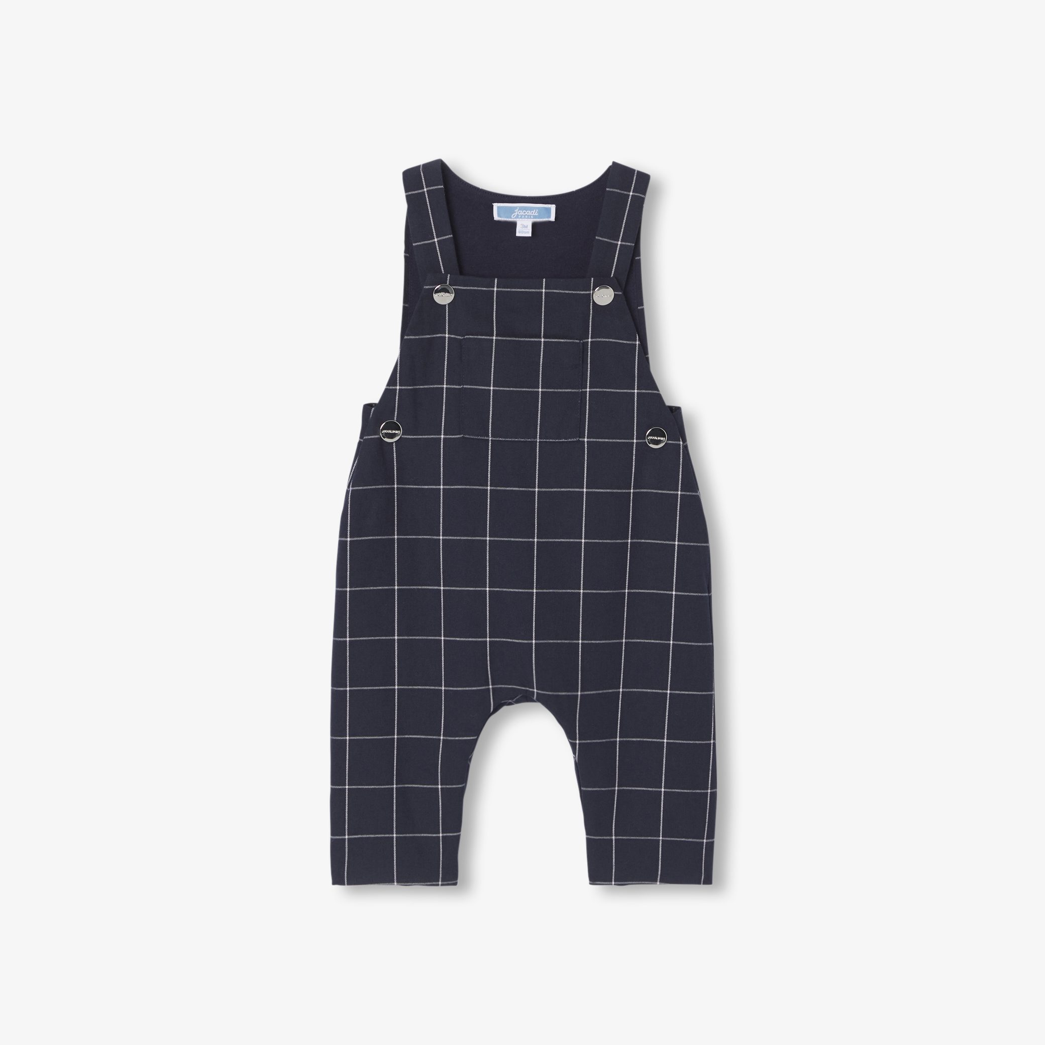 Baby boy checked overalls - Oscar