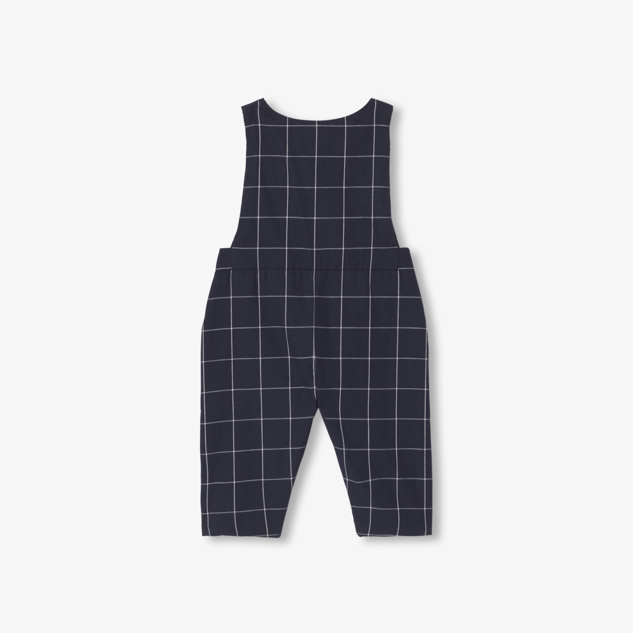 Baby boy checked overalls - Oscar - Image 2