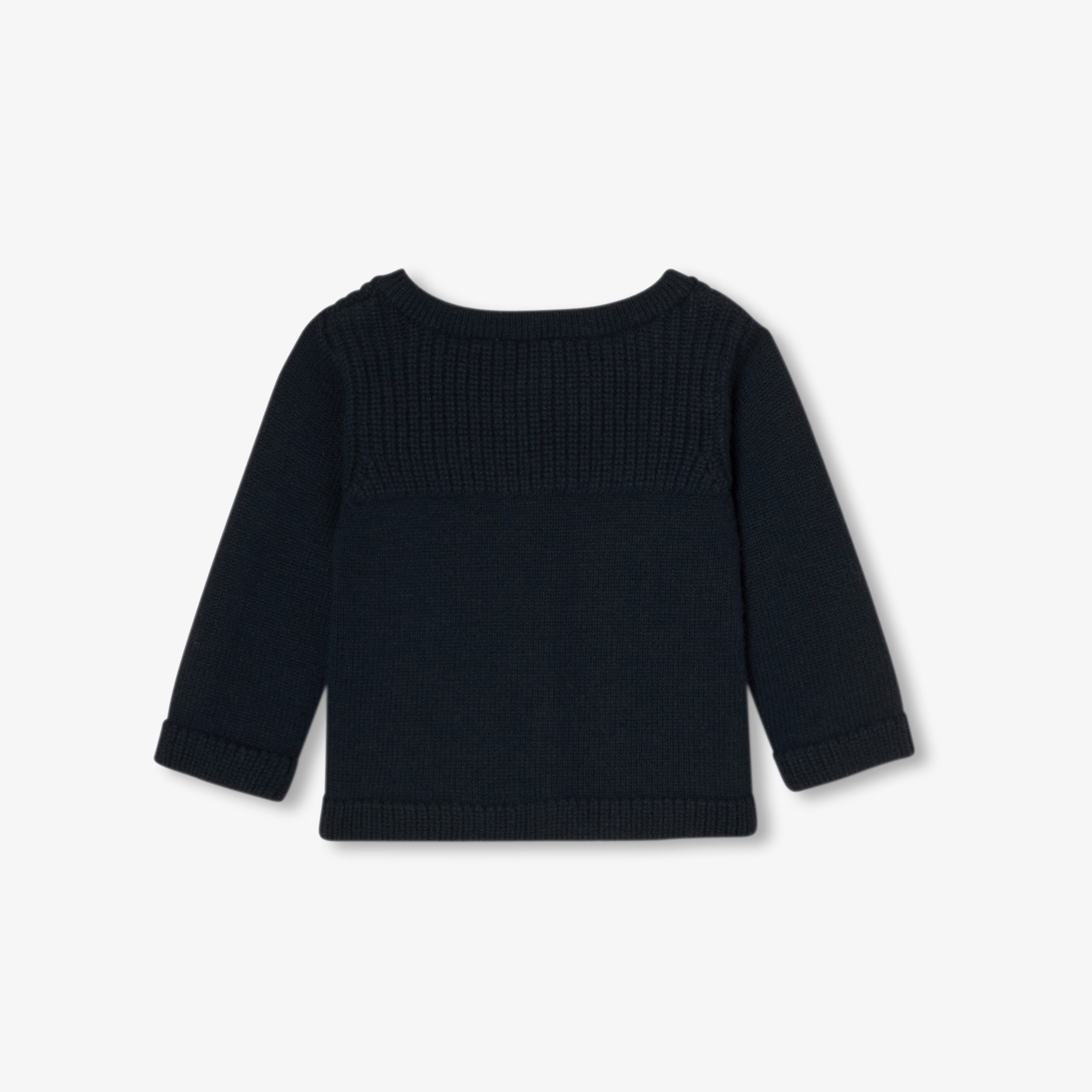 Baby boy jersey cardigan - Octobre Navy - Image 2