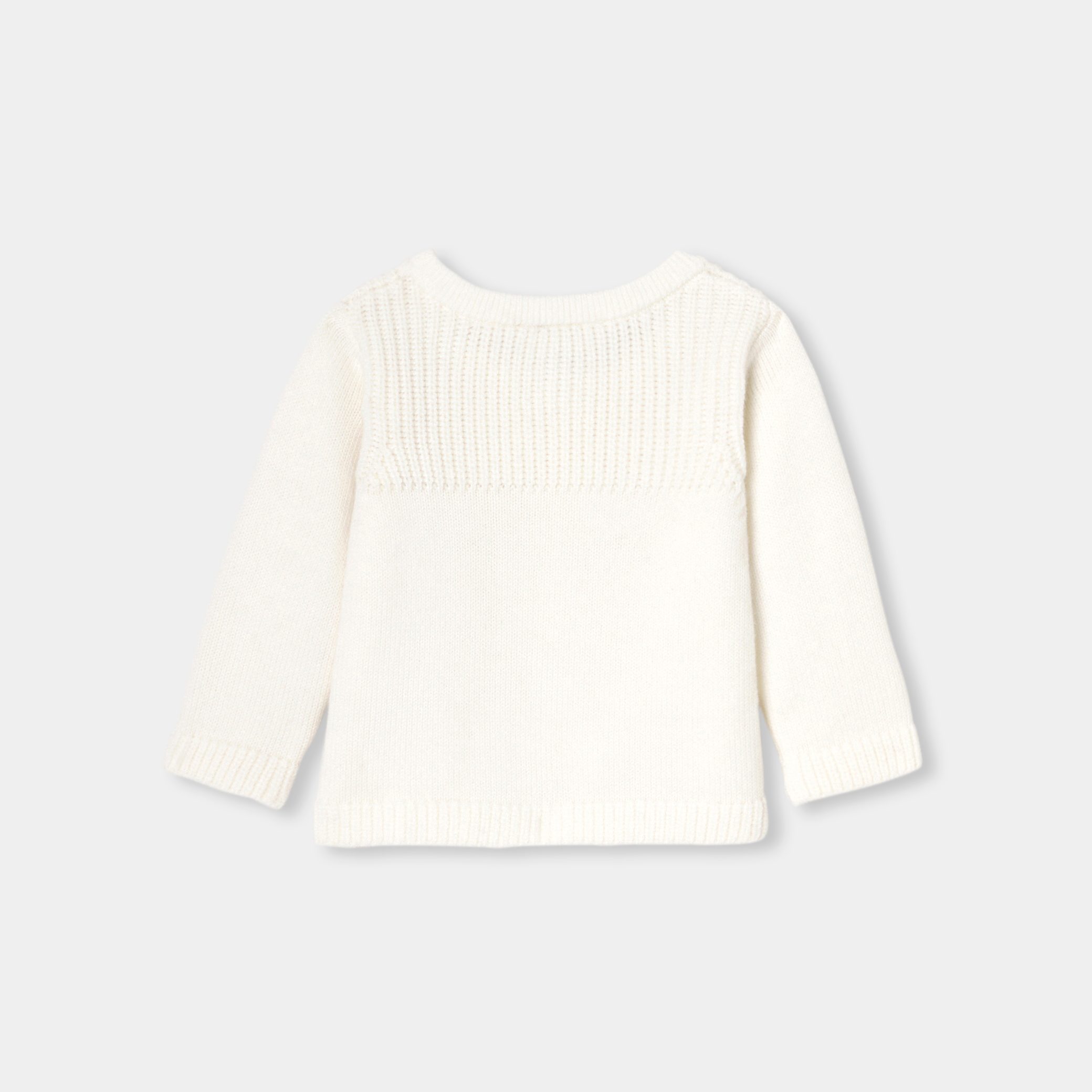 Baby boy jersey cardigan - Octobre - Image 2