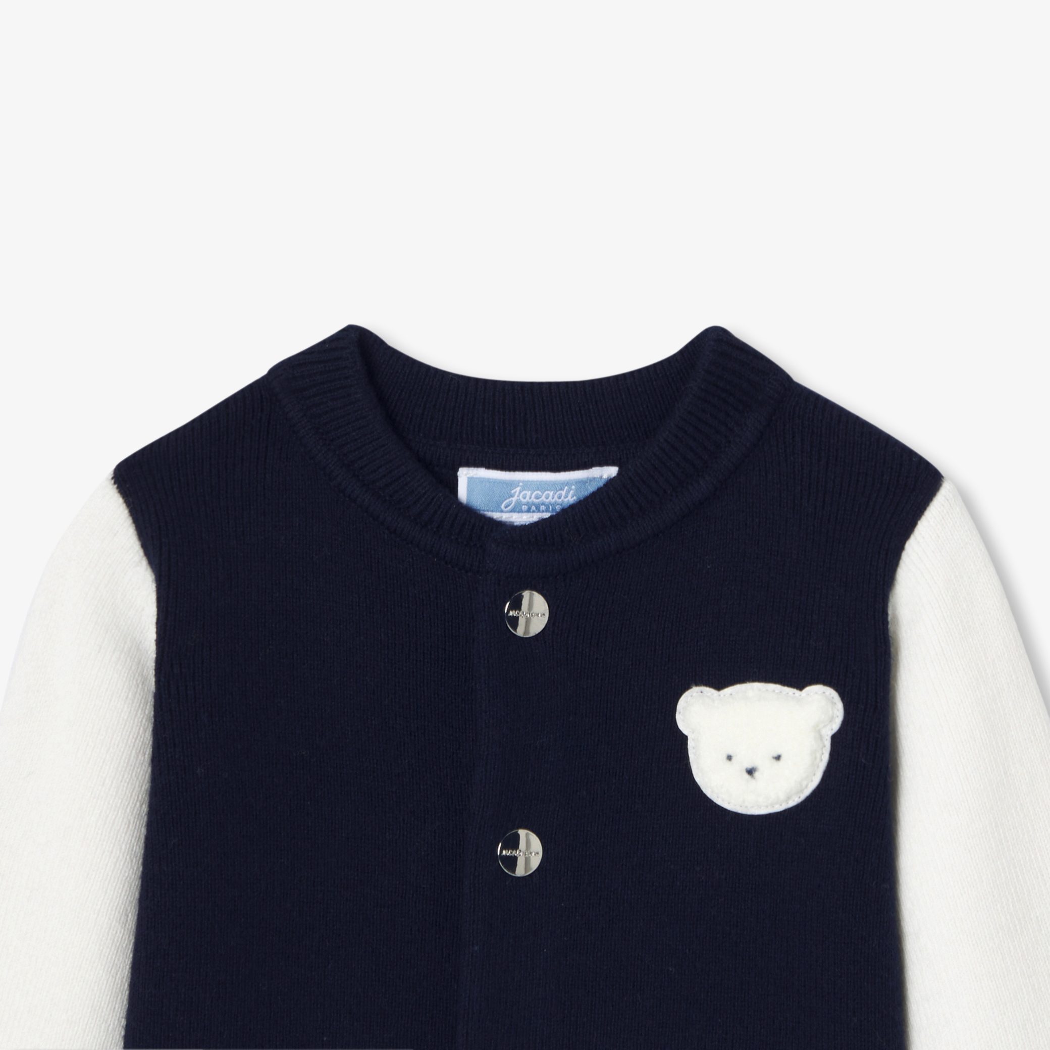 Baby boy Varsity-style cardigan - Oisillon - Image 3