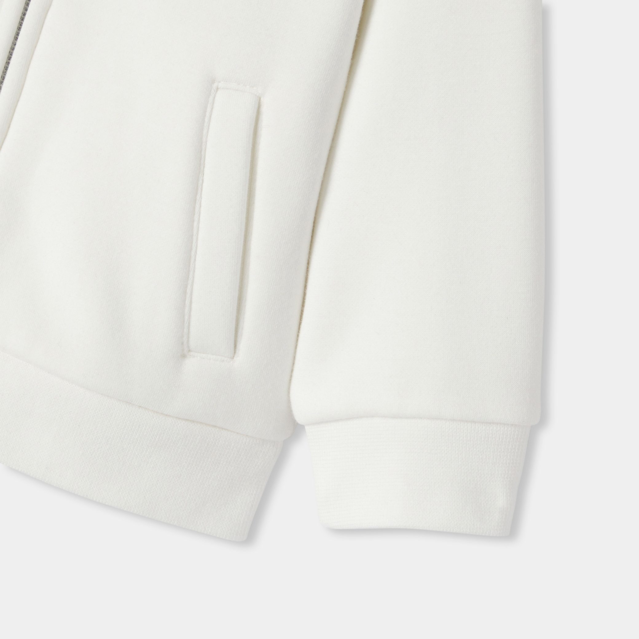 Baby boy fleece zip-up sweatshirt - Image 7