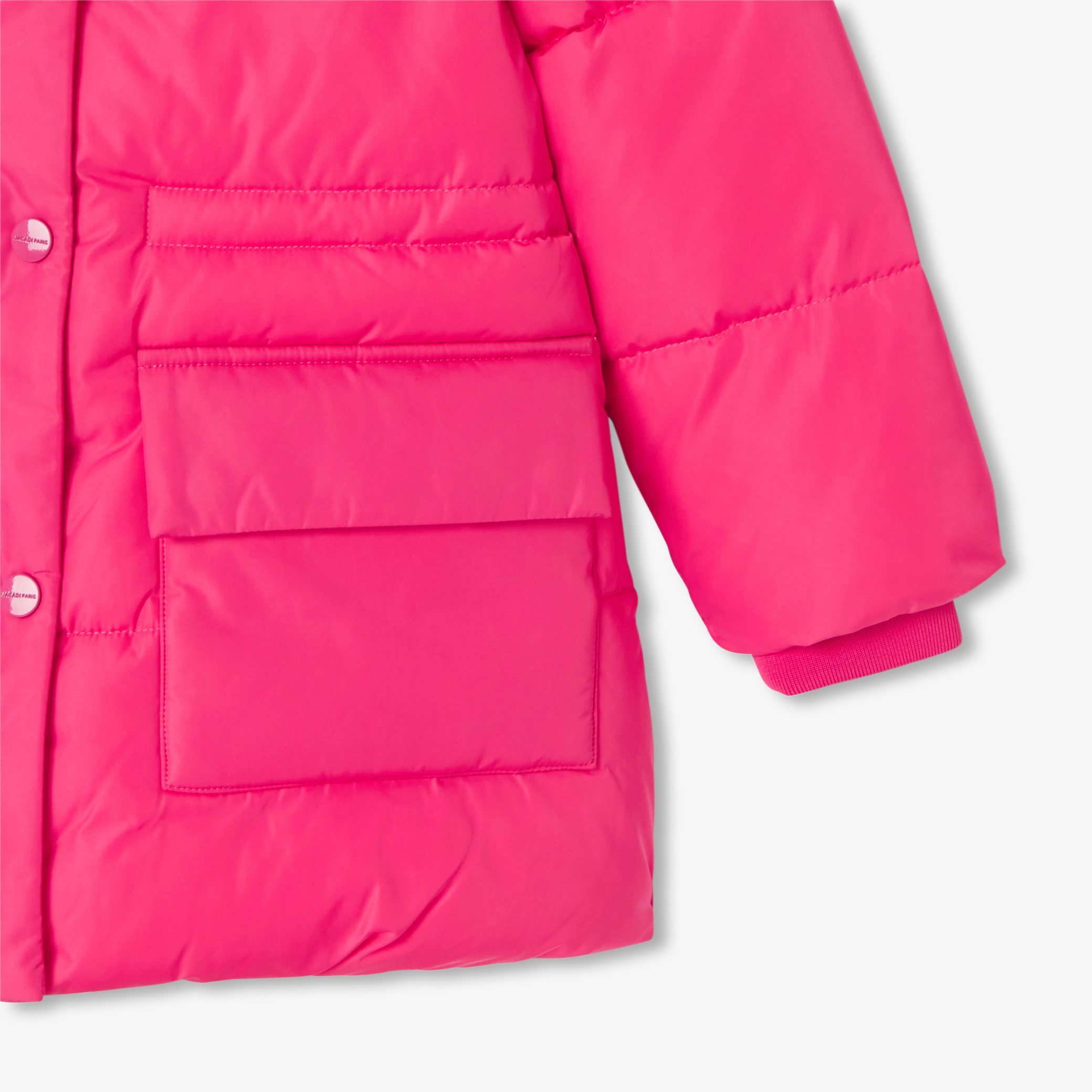 Girl long padded jacket - Sabin - Image 4