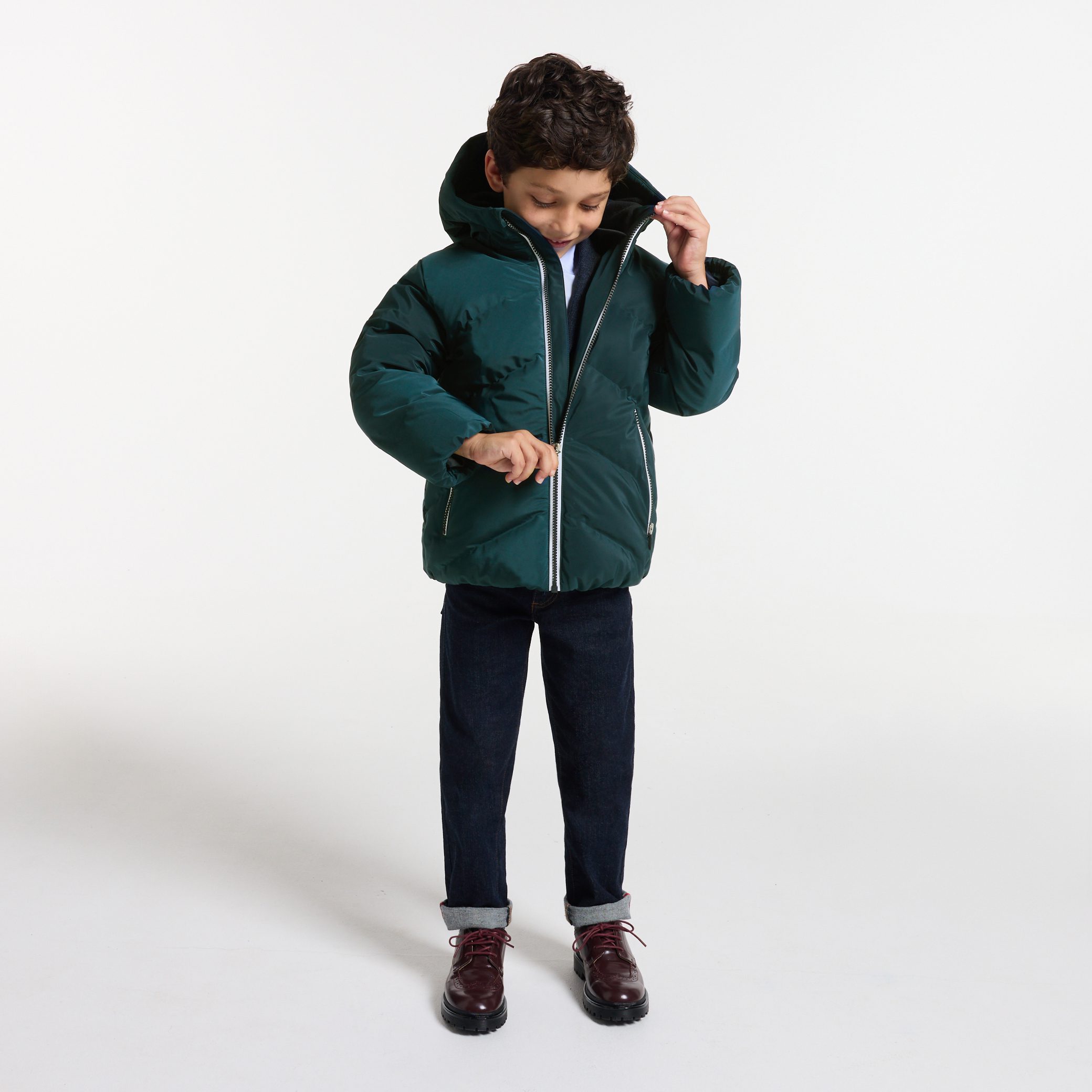 Boy hooded jacket