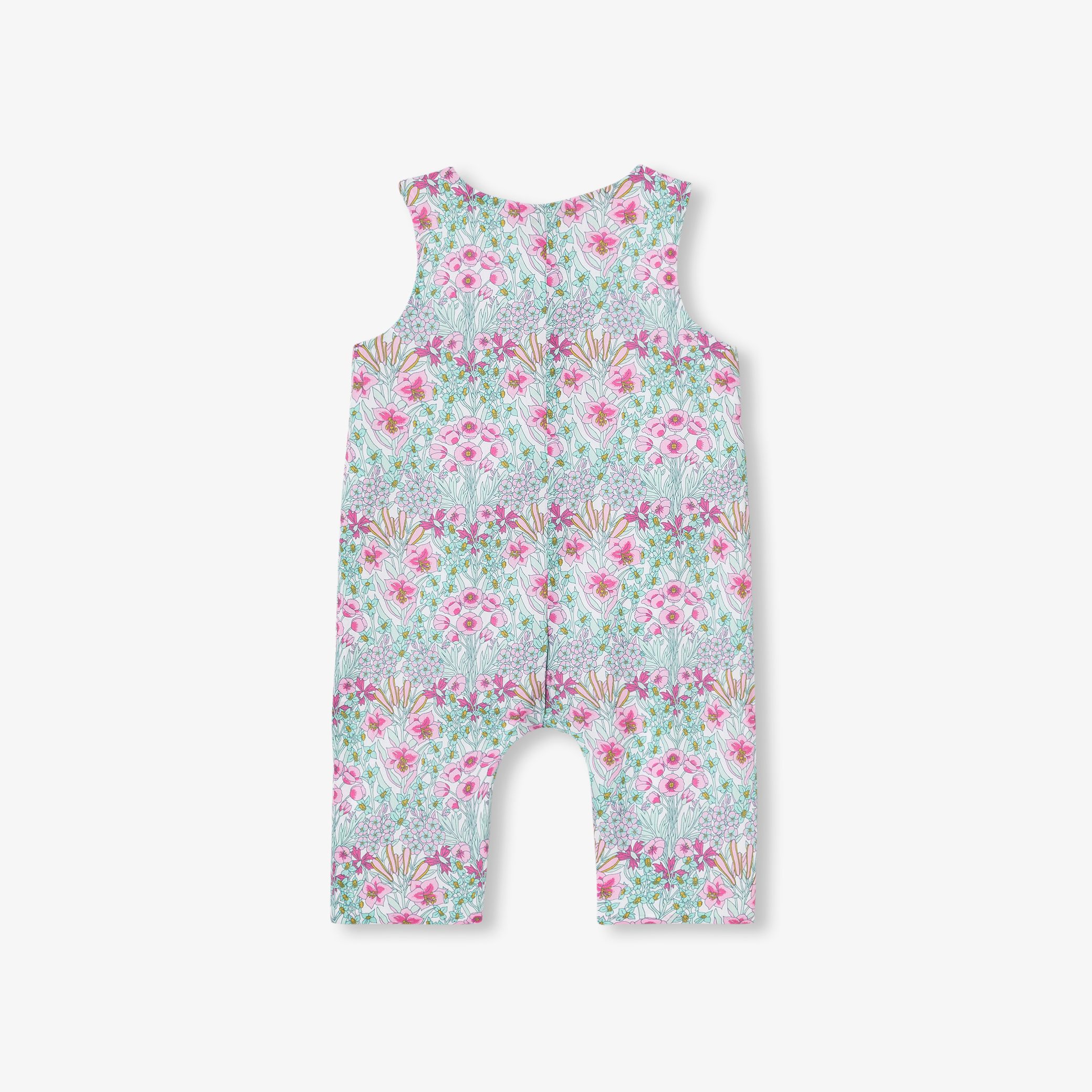 Baby girl jumpsuit in Liberty fabric - Vibrato - Image 2