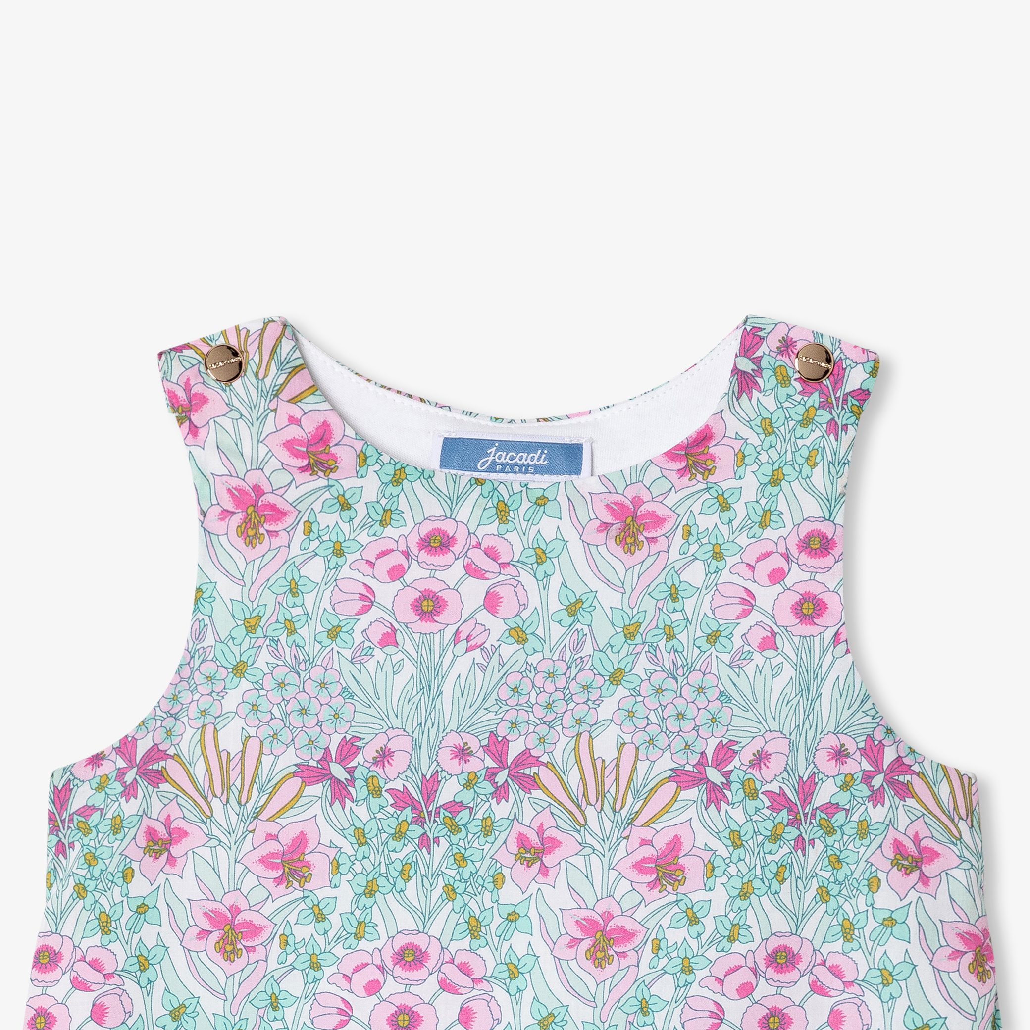 Baby girl jumpsuit in Liberty fabric - Vibrato - Image 3