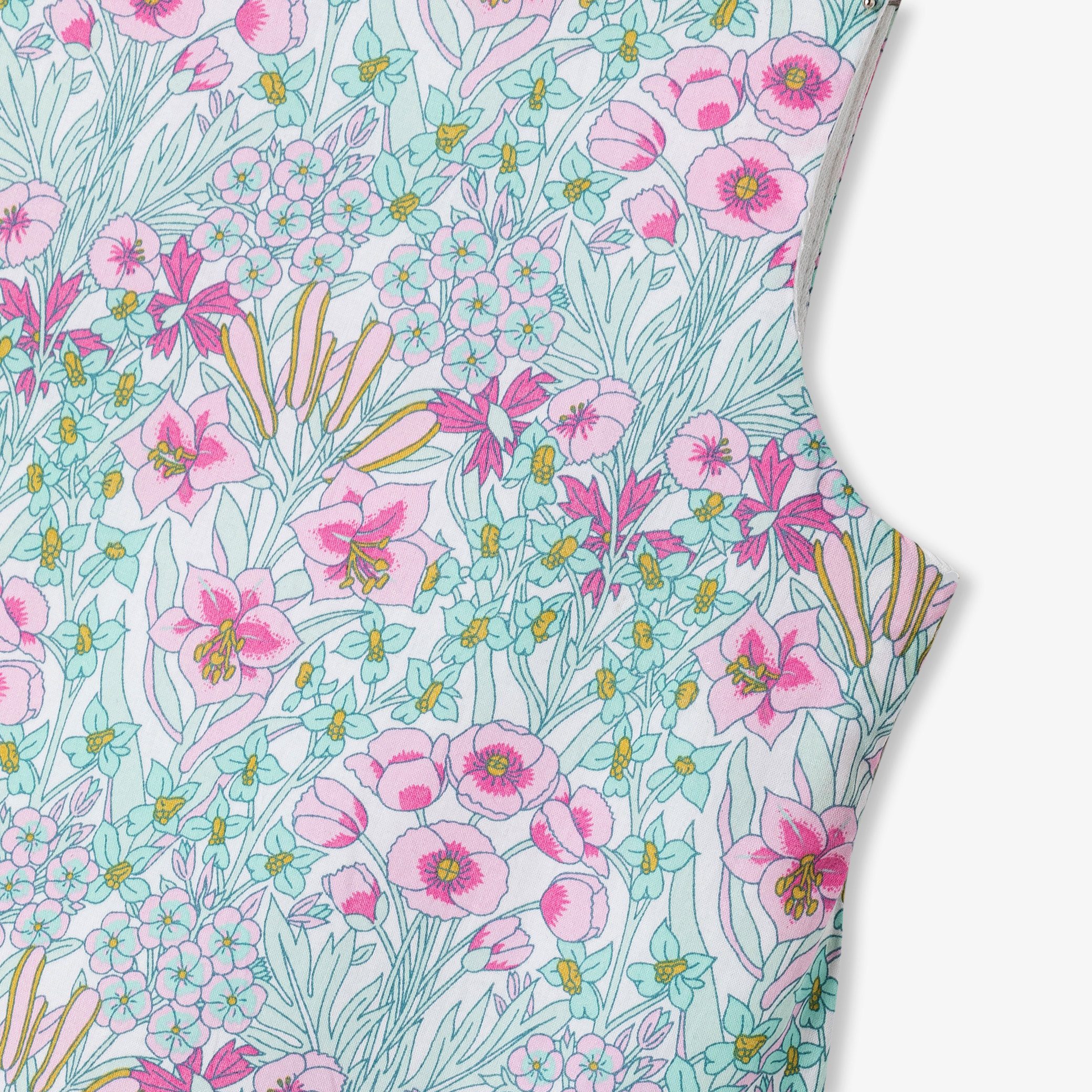 Baby girl jumpsuit in Liberty fabric - Vibrato - Image 4