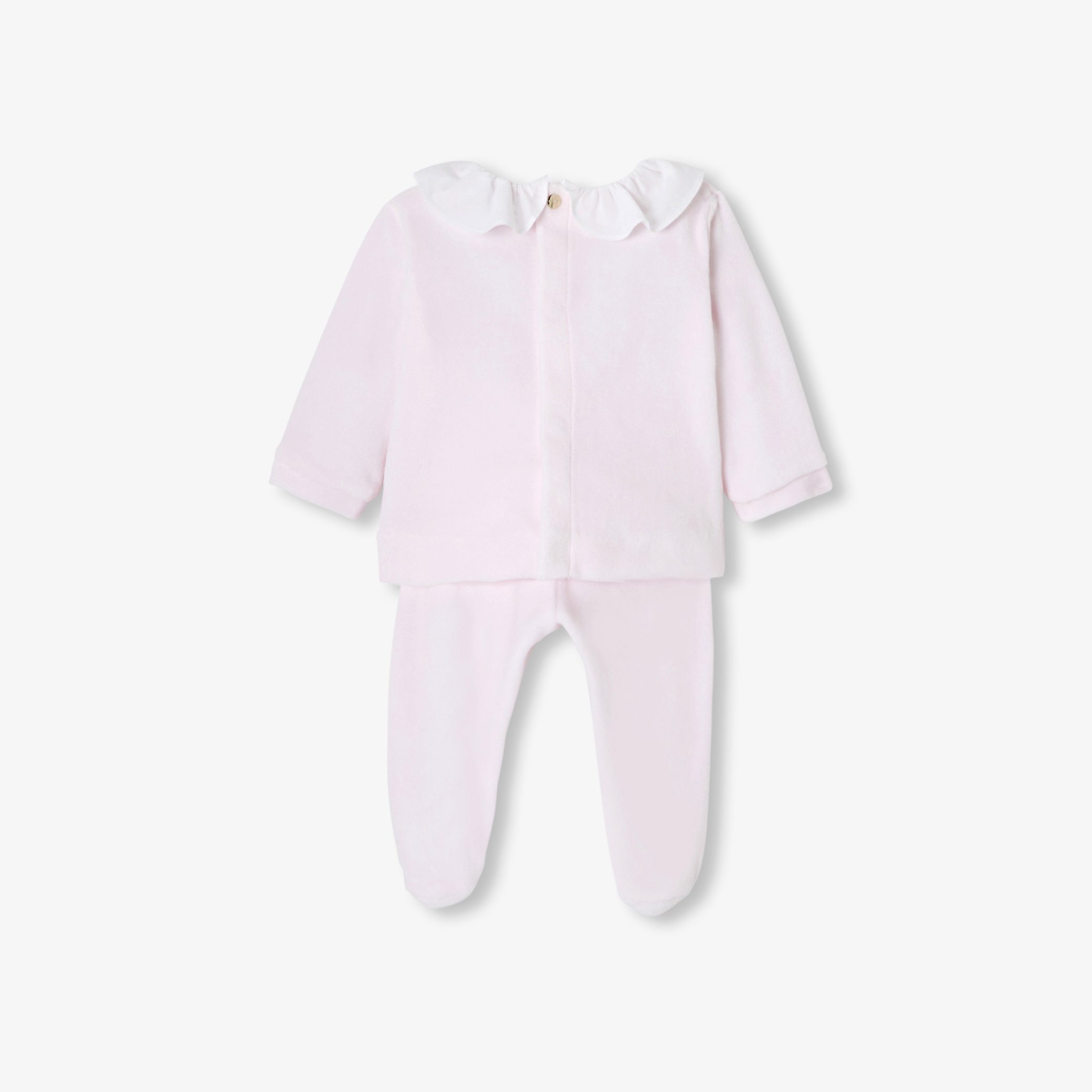 Baby girl velvet set - Violine - Image 2