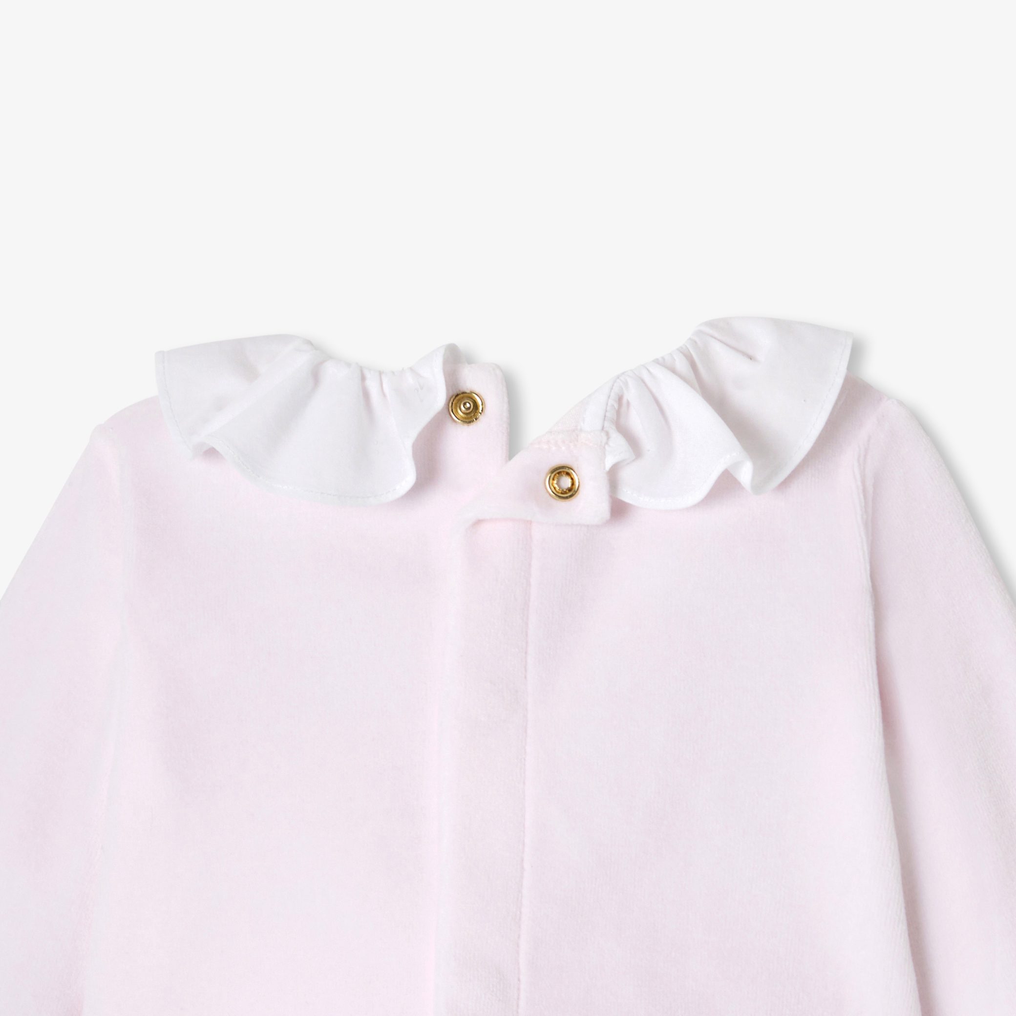 Baby girl velvet set - Violine - Image 4