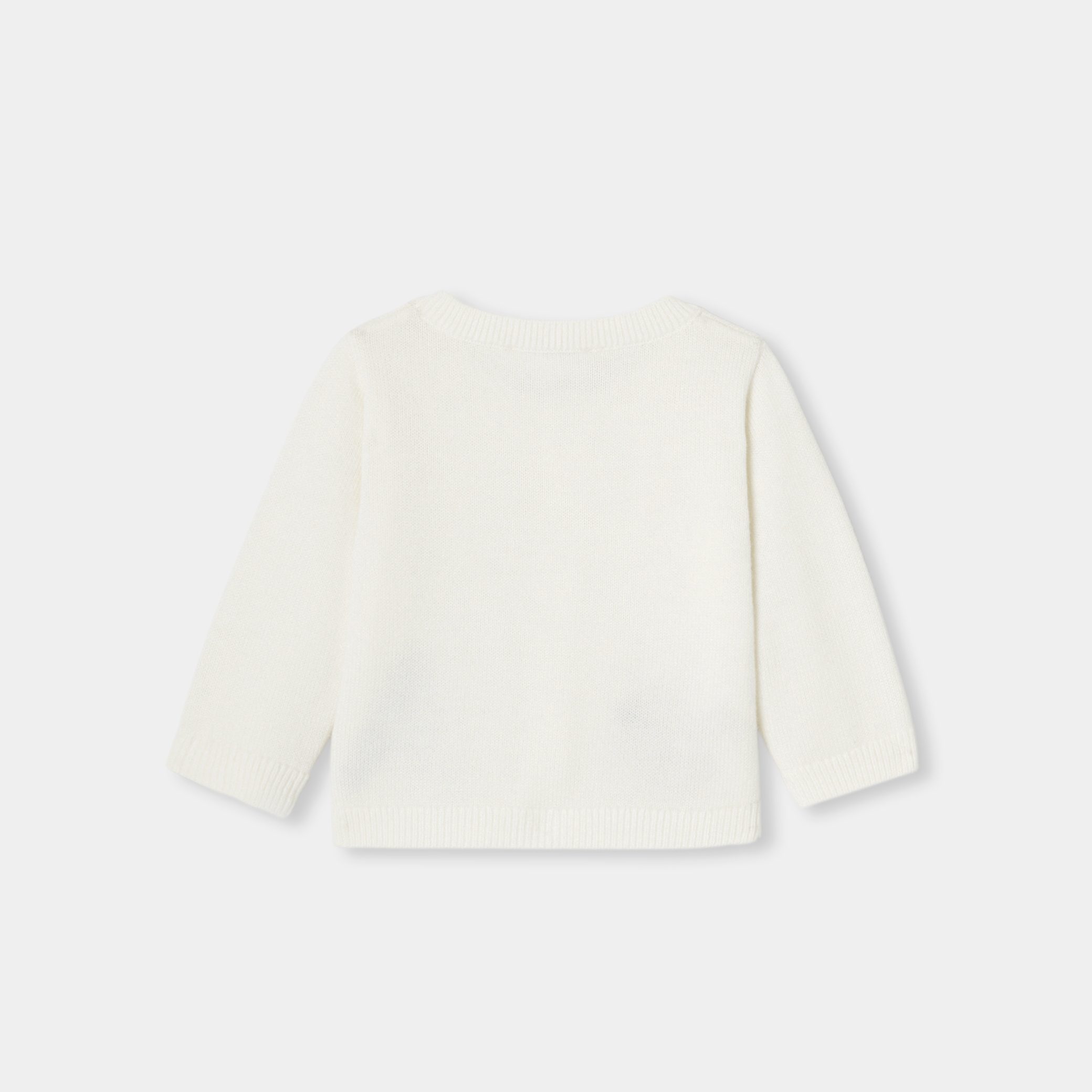 Baby boy jersey cardigan - Septime - Image 2