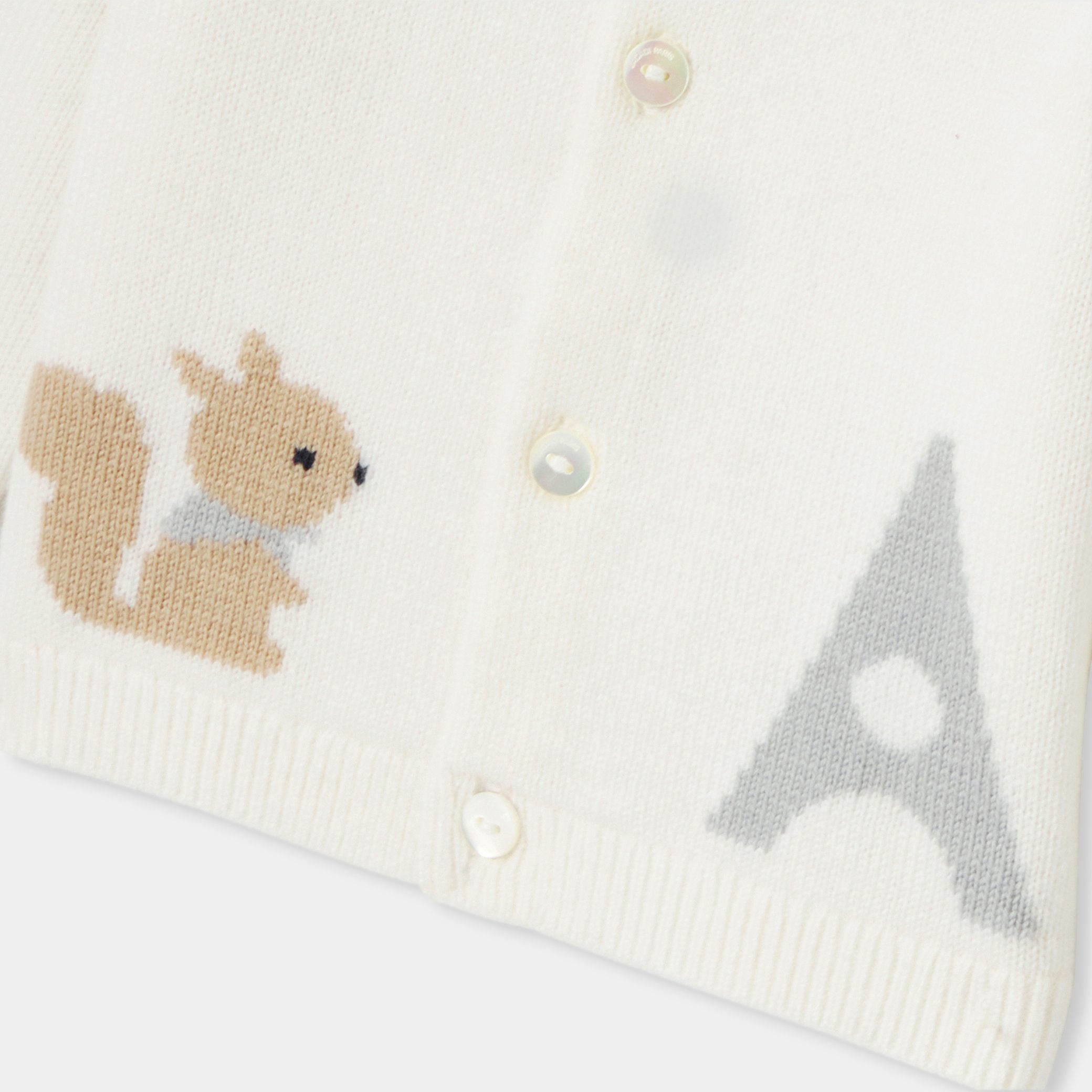 Baby boy jersey cardigan - Septime - Image 4