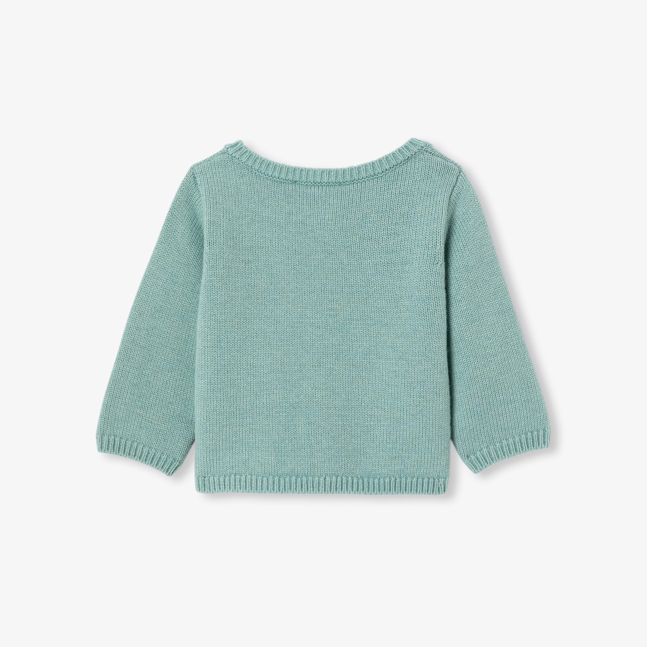 Baby boy knit cardigan - Saule - Image 2