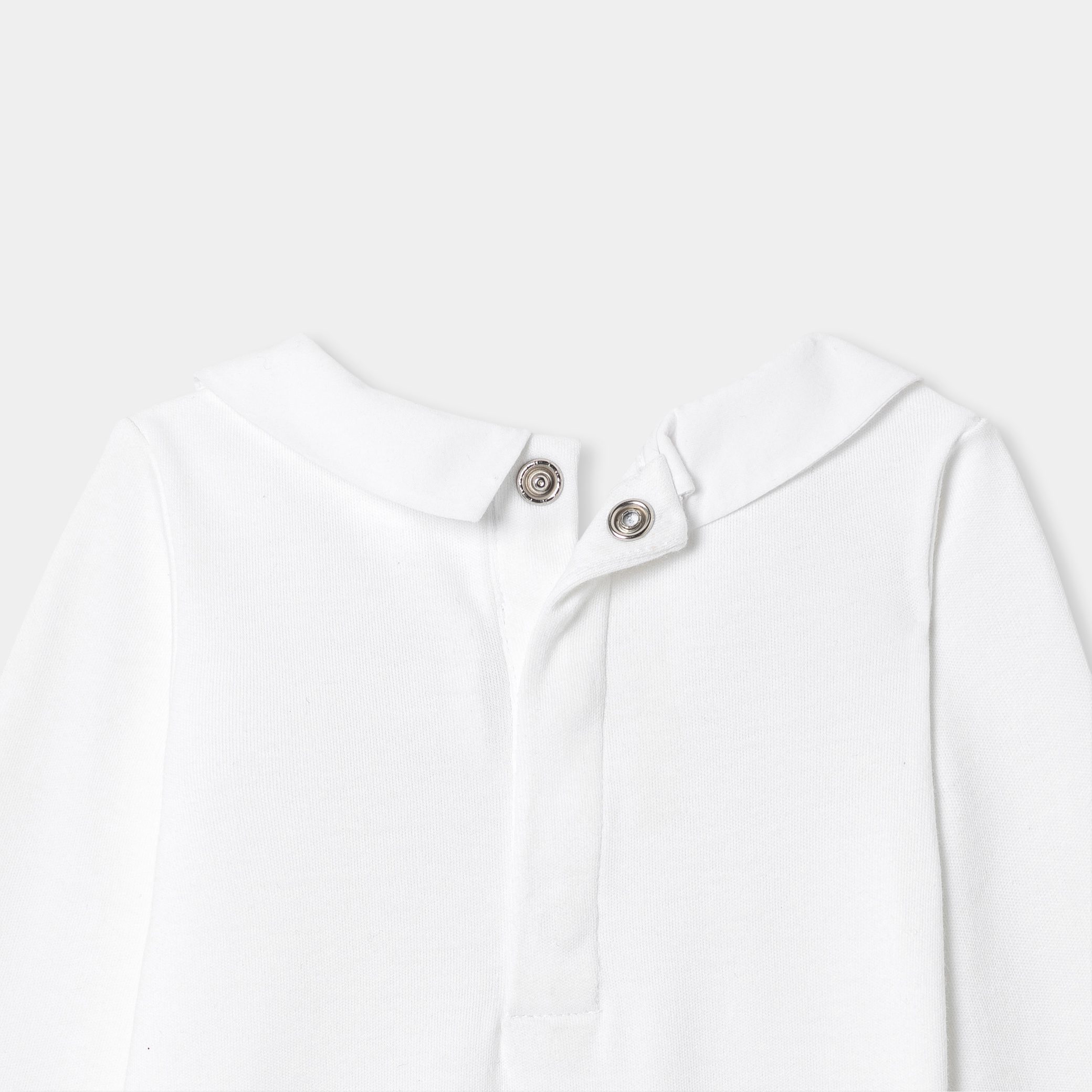 Baby boy long-sleeved bodysuit - Satin - Image 4